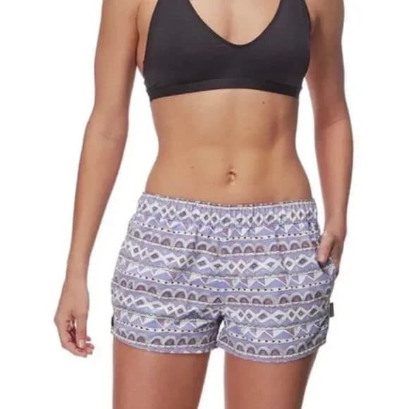 Patagonia Barely Baggie 2.5" Shorts Pocket Valengeo Light Violet Blue Women's M - Thumbnail 2