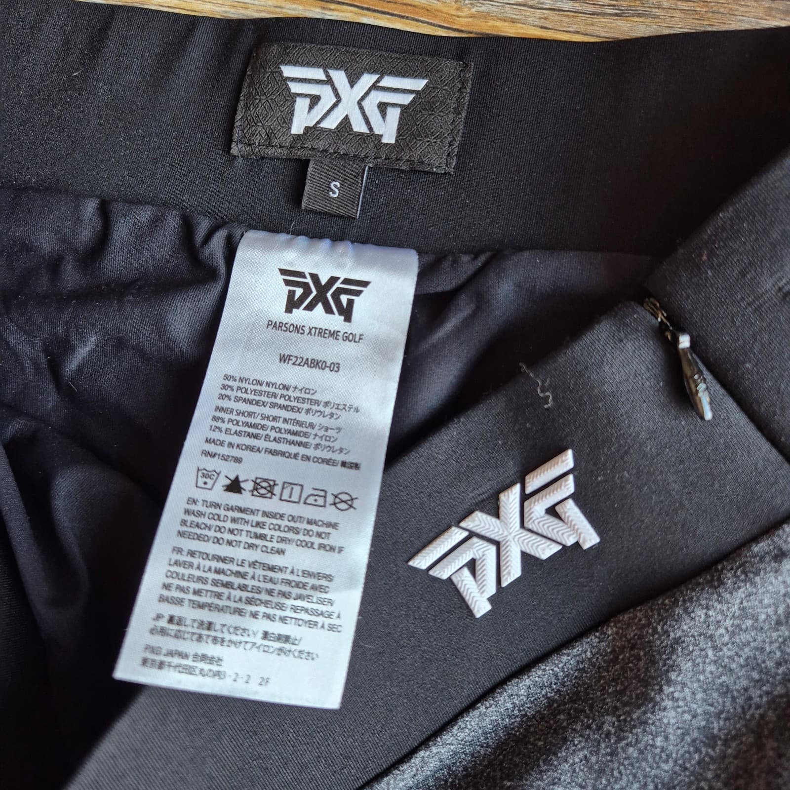 PXG Parsons Xtreme Golf Made in Korea Golf Skort Side-Zipper Pocket Grey Women S - Thumbnail 5