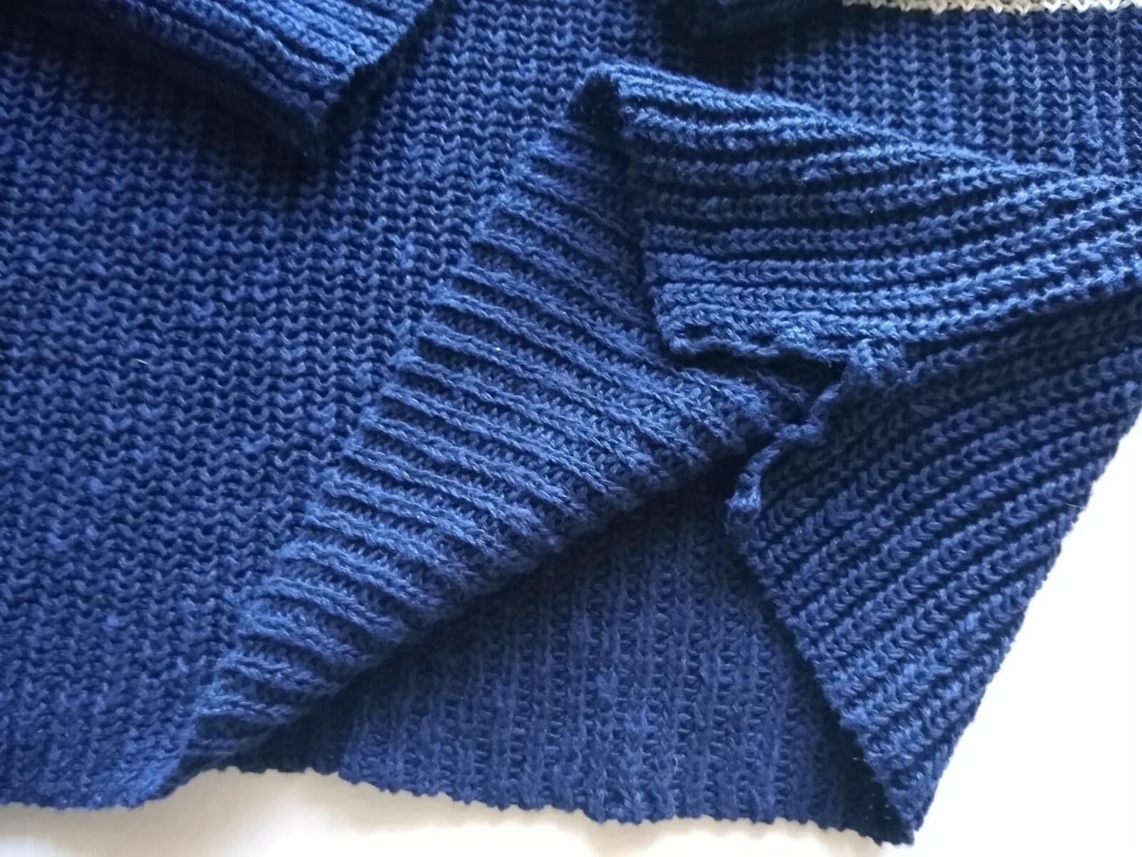 LAUREN RALPH LAUREN Jeans Co. Linen Cotton Blend Sweater Pullover Strip Sz.L - Thumbnail 6
