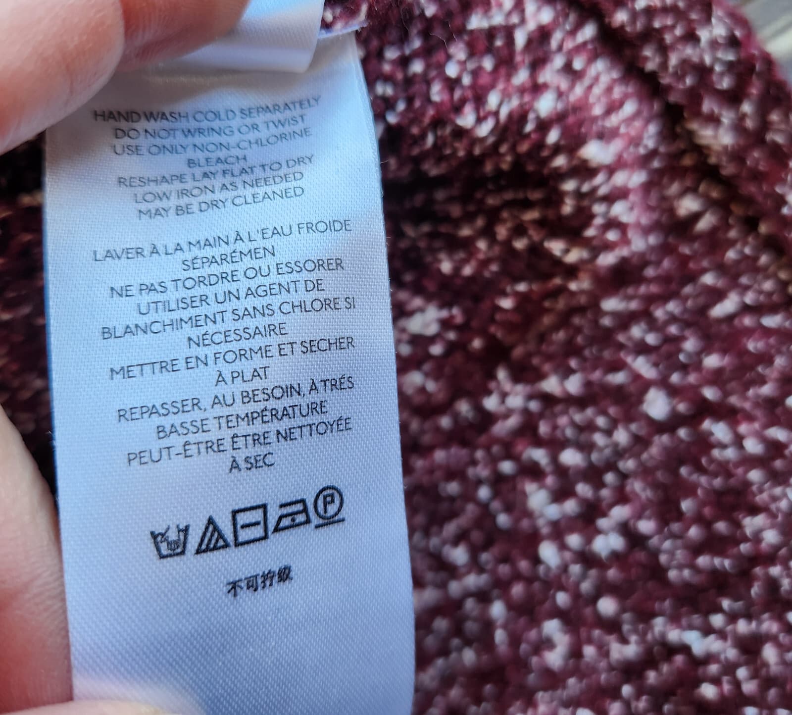 NWT Anthropologie Flowy Midi Sweater Dress Sleeveless Turtle Neck Red Wine Sz.M - Thumbnail 15