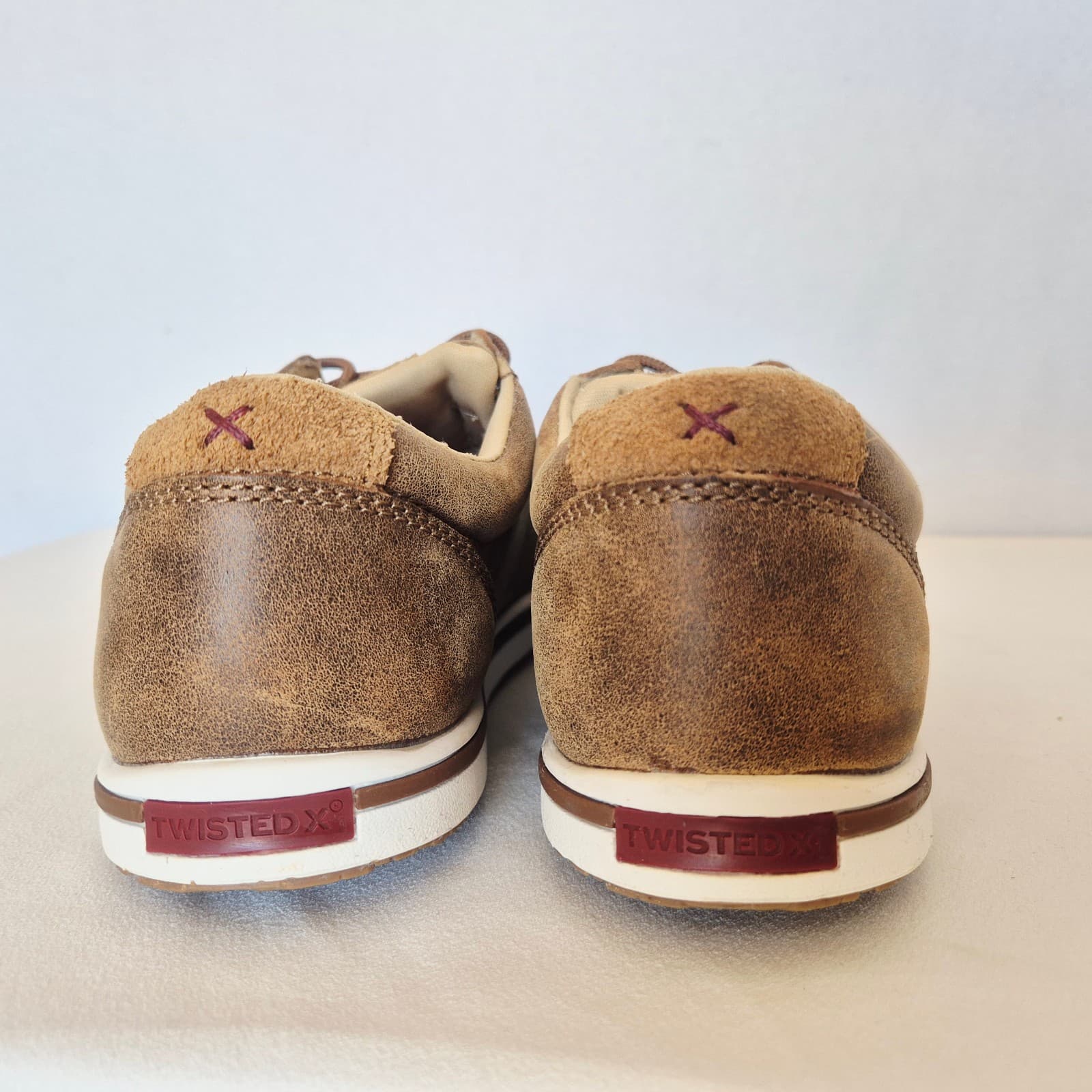 NWoB Twisted X Bomber Sunflower Embroidered Brown Leather Shoe Moccsin Womens 8M - Thumbnail 8