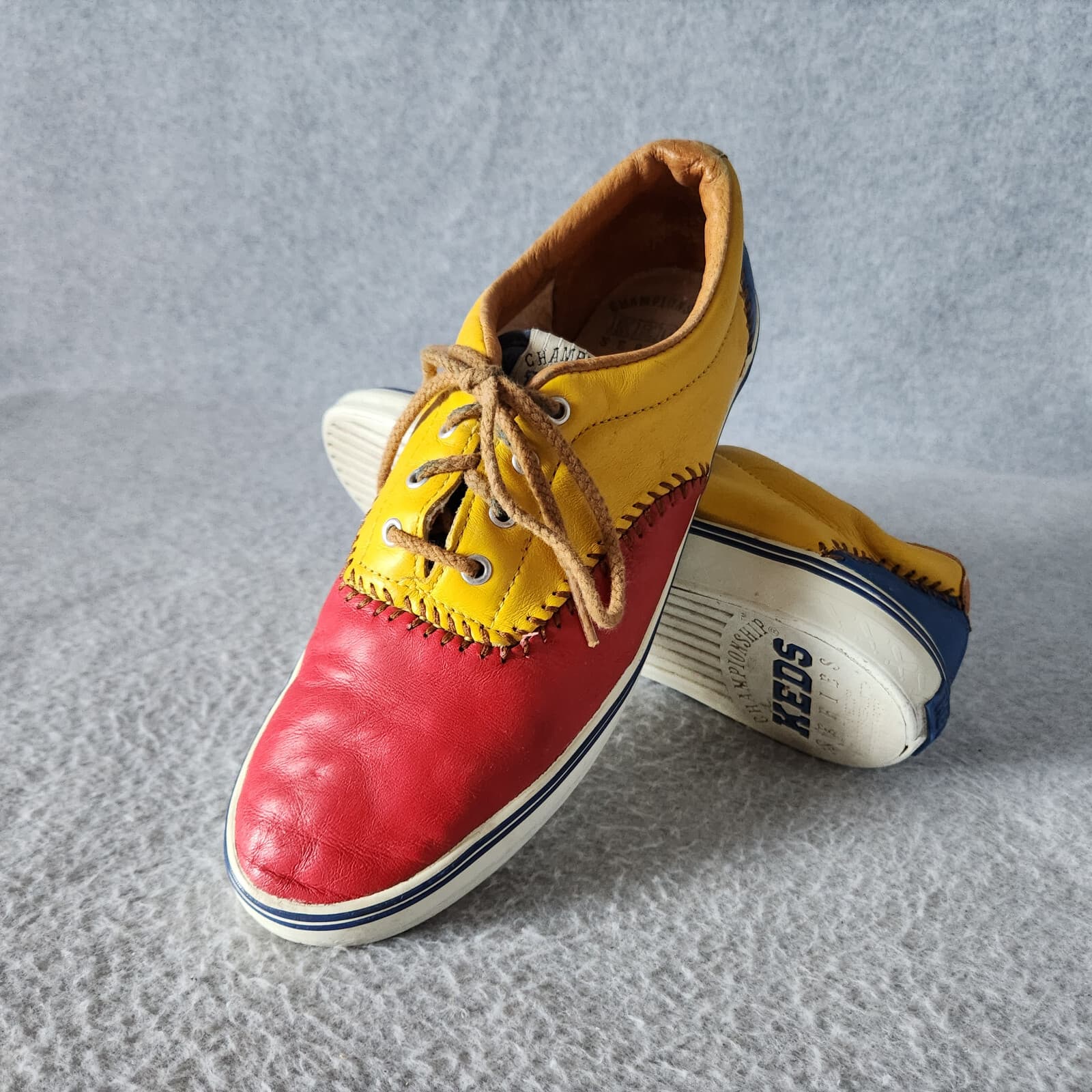 Vintage'90 Keds Series Championship Leather Baseball Stitch Sneaker Women's US8M - Thumbnail 3