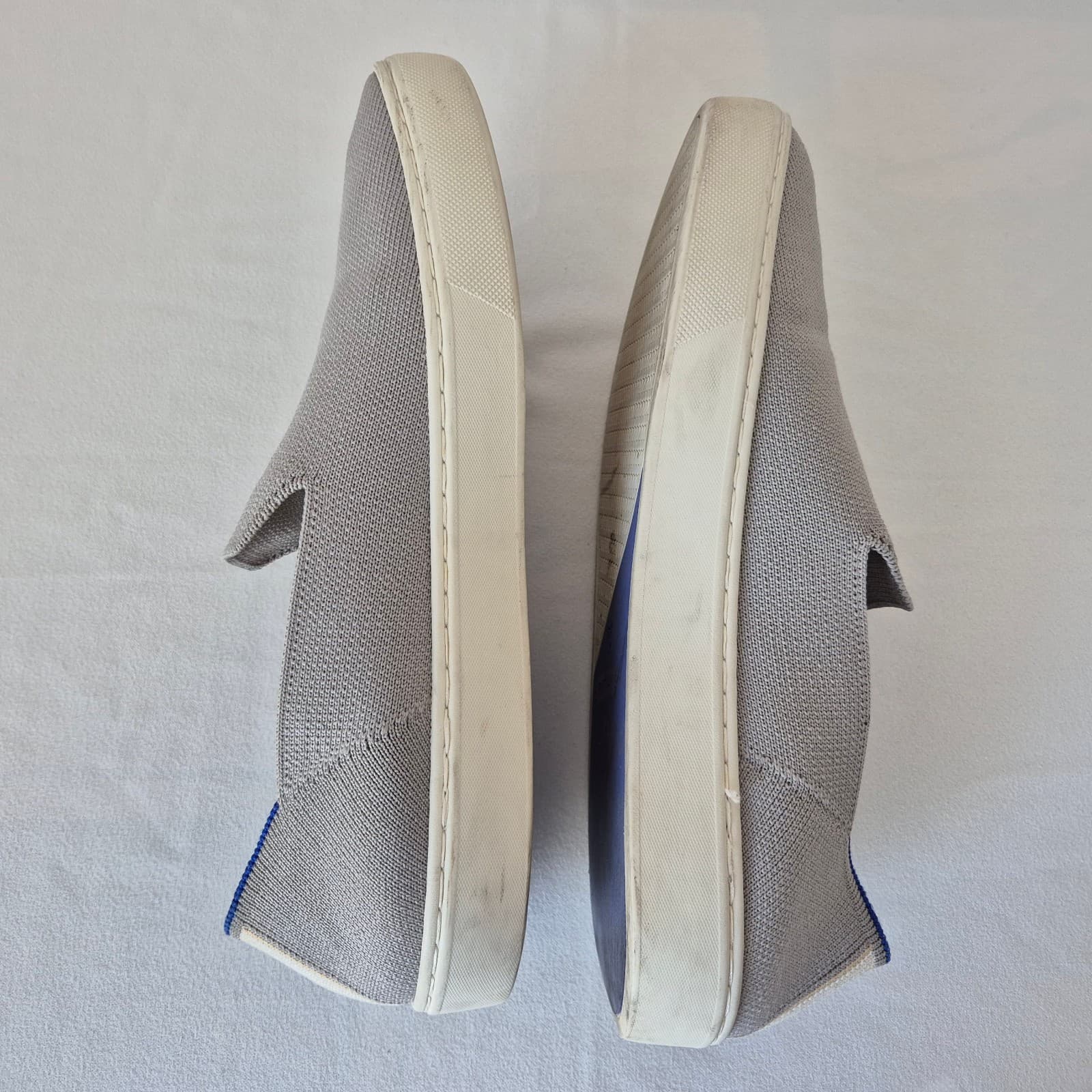 Rothy's The Original Slip-On Sneaker Comfort Soft Flexible Knit Grey Women's 9 - Thumbnail 5