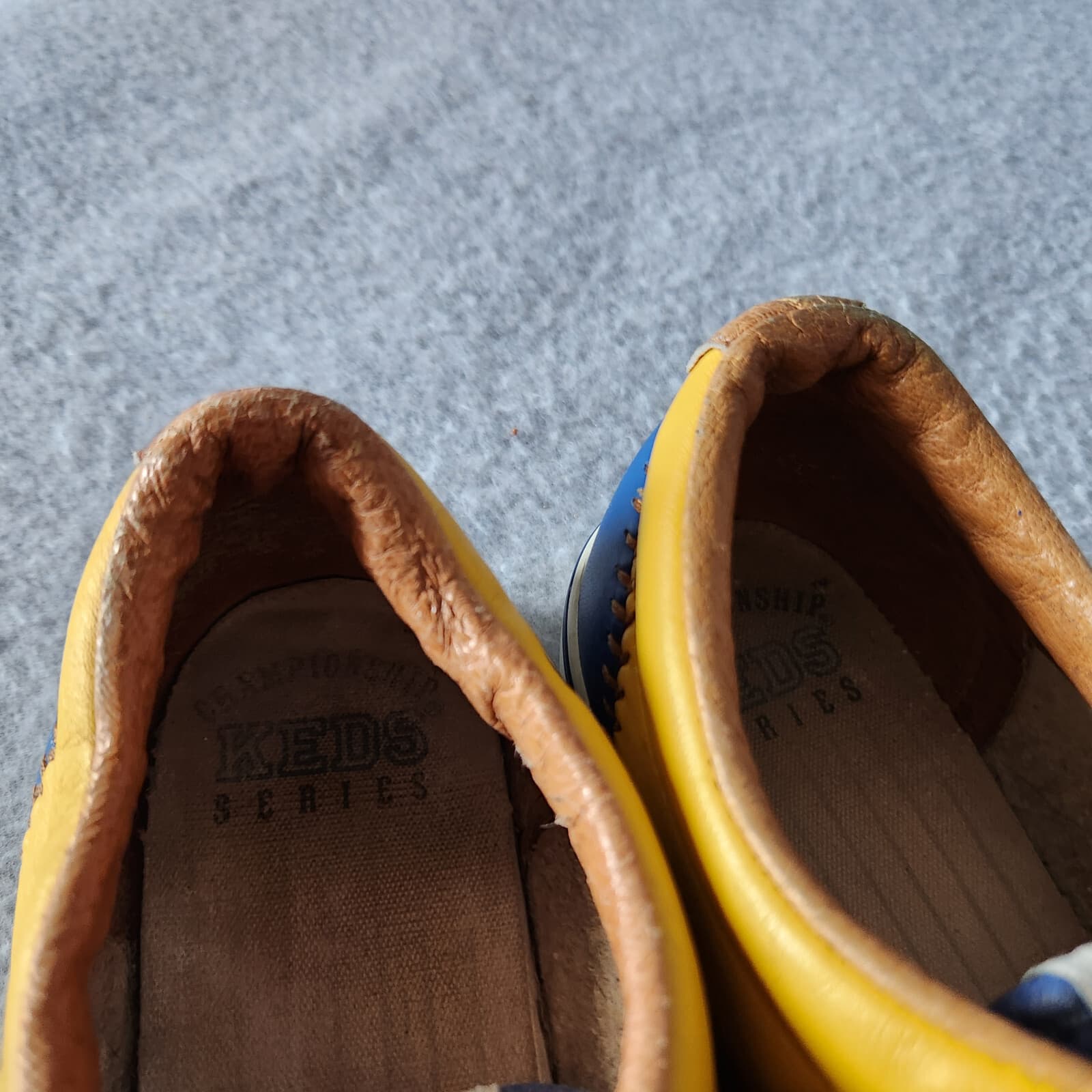 Vintage'90 Keds Series Championship Leather Baseball Stitch Sneaker Women's US8M - Thumbnail 6