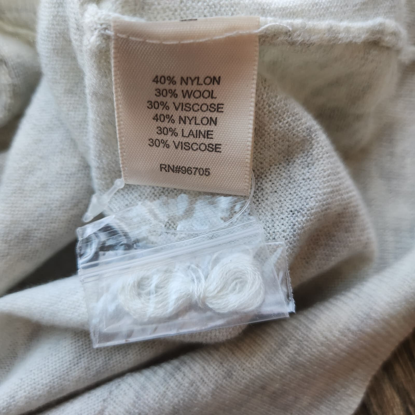 NWT Rebecca Taylor $250 Wool Blend Ruffle V-Neck Cardigan Pocket Grey Women's S - Thumbnail 9