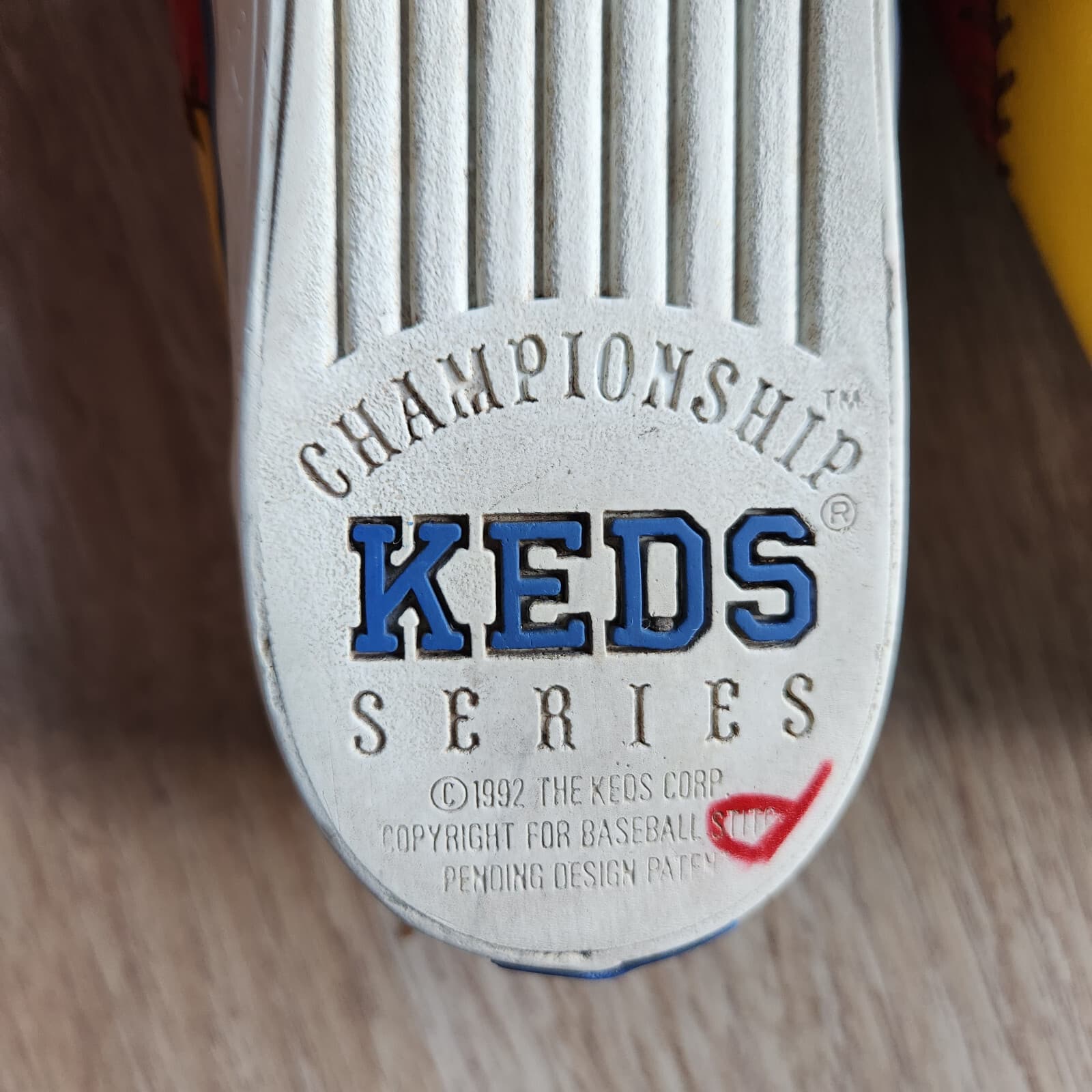 Vintage'90 Keds Series Championship Leather Baseball Stitch Sneaker Women's US8M - Thumbnail 8