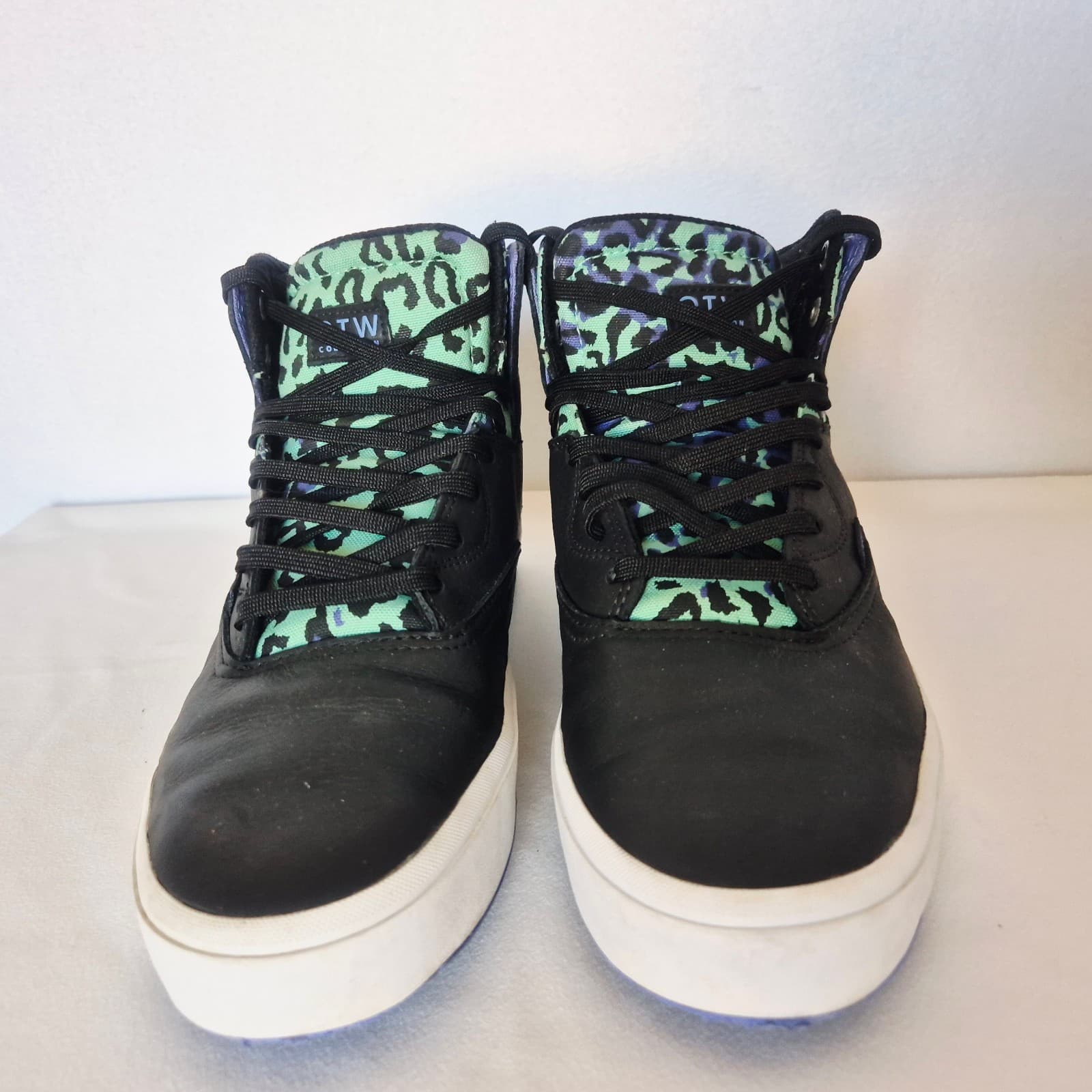 Vans OTW Collection Holiday 2013 Bushwick Leopard Camo Hi-Top Sneakers Men's US9 - Thumbnail 7