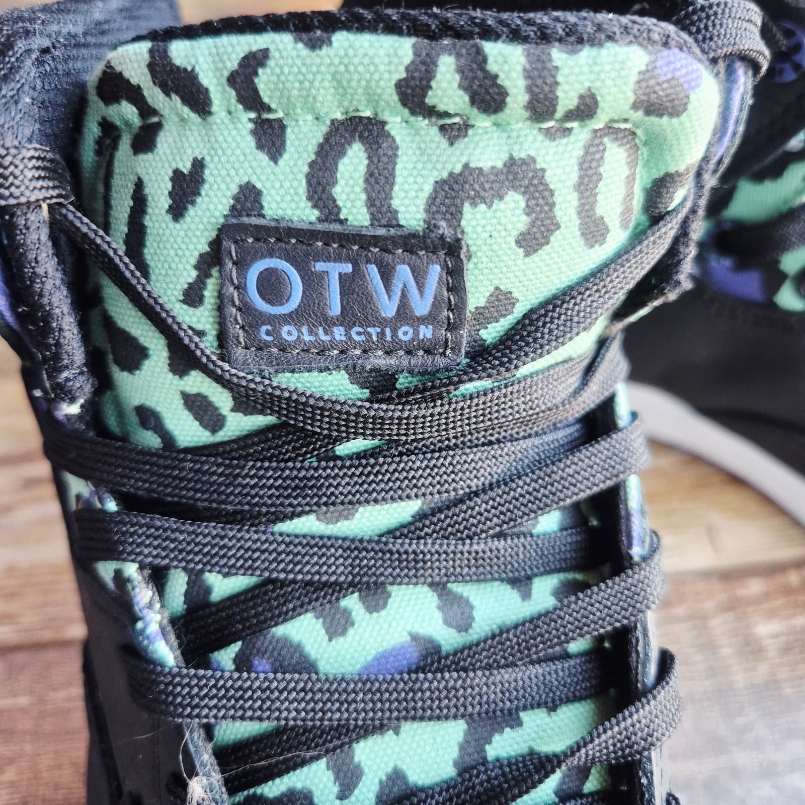 Vans OTW Collection Holiday 2013 Bushwick Leopard Camo Hi-Top Sneakers Men's US9 - Thumbnail 11