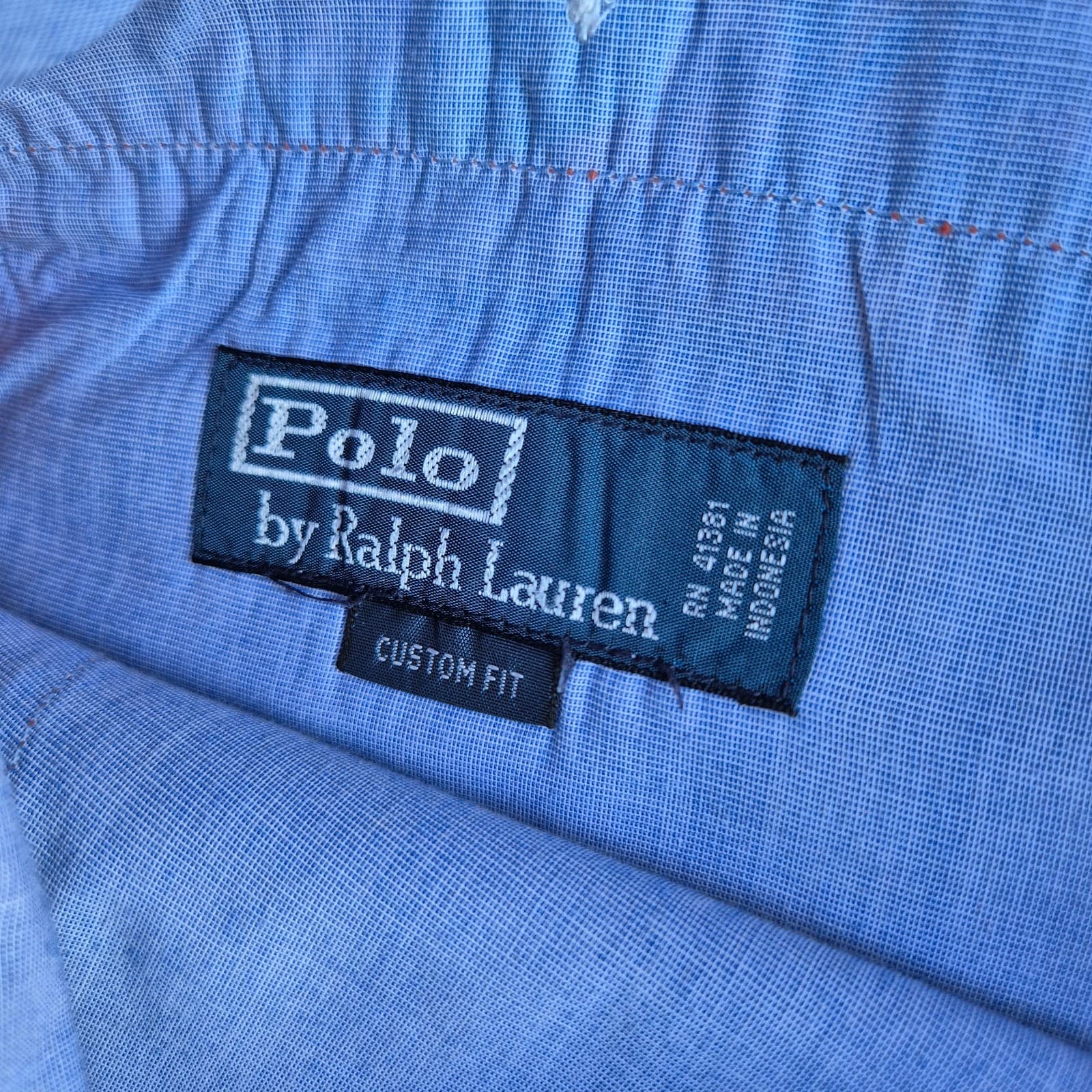 Vintage Polo by Ralph Lauren Floral Cotton 9.5" Shorts Zip Pocket Orange Mens 36 - Thumbnail 6