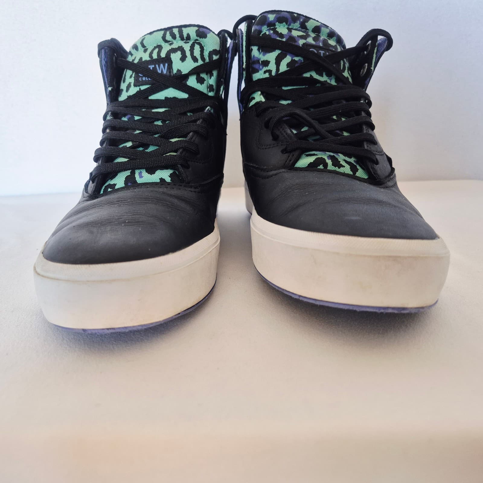 Vans OTW Collection Holiday 2013 Bushwick Leopard Camo Hi-Top Sneakers Men's US9 - Thumbnail 8