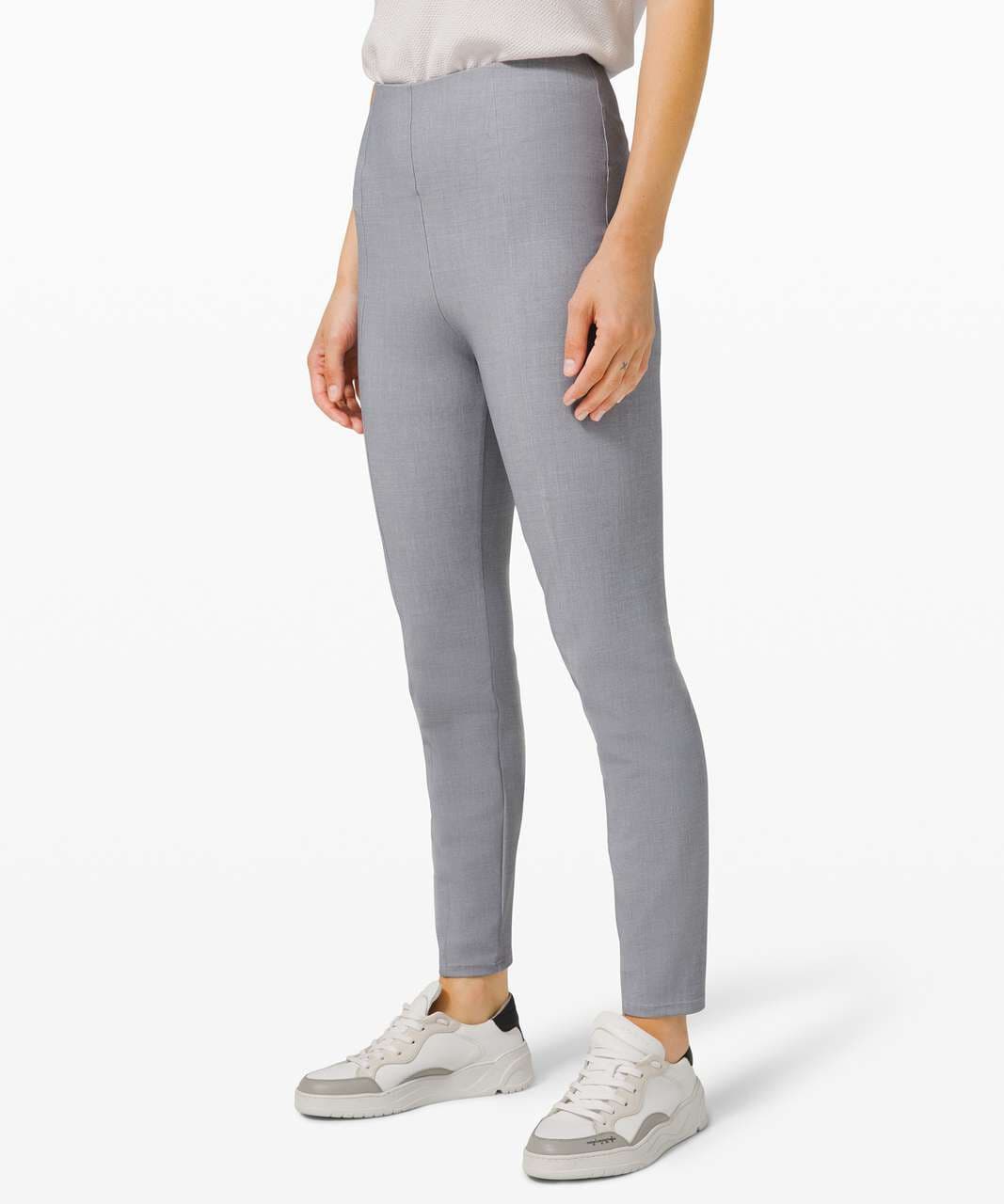 NWT Lululemon Here To There HR Pants 7/8 Wrinkle Free Stretch Grey Womens 4 $128 - Thumbnail 8