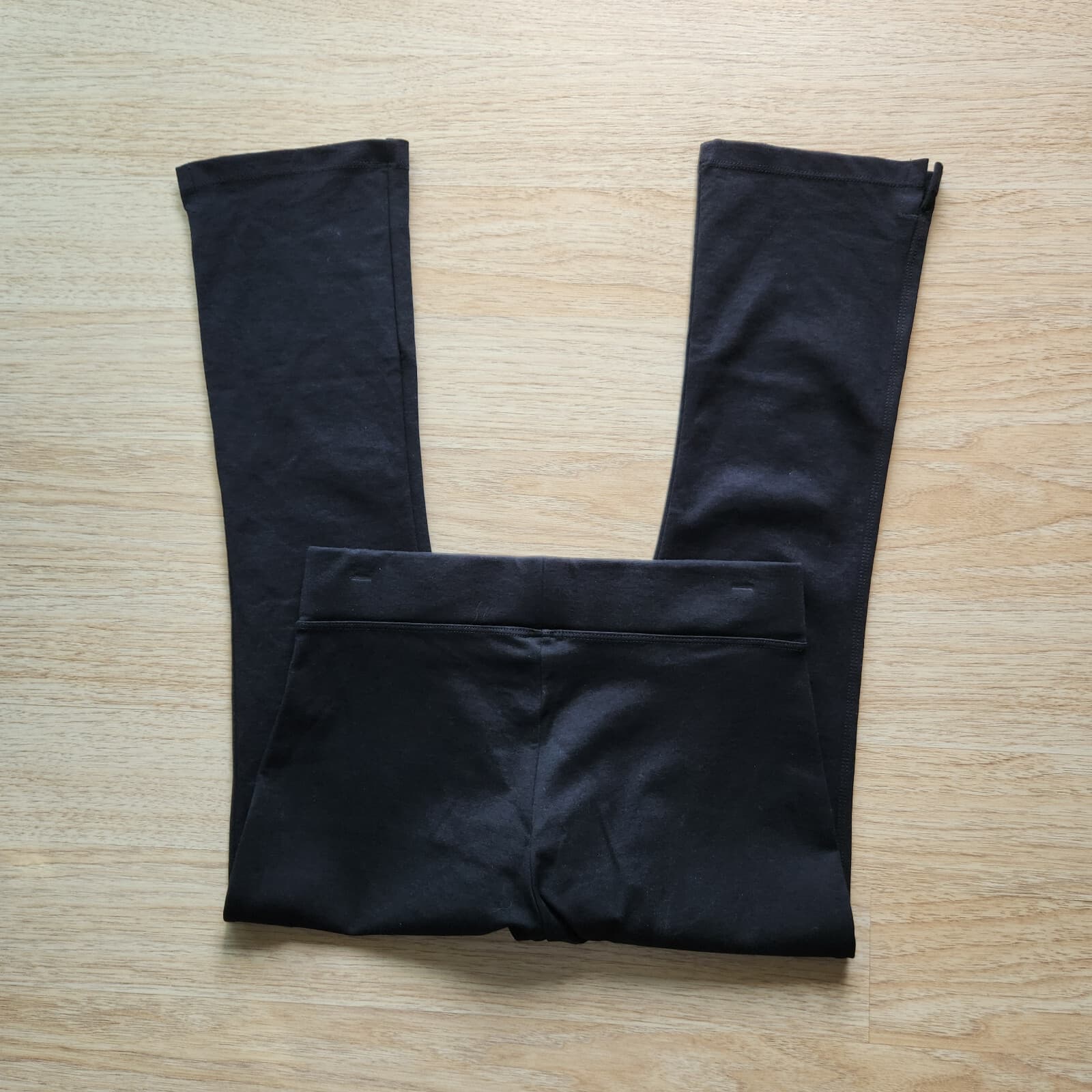 American Giant No-BS Kick Flare Pants Pullon Pocket Pomodal Blend Black Womens 6 - Thumbnail 7