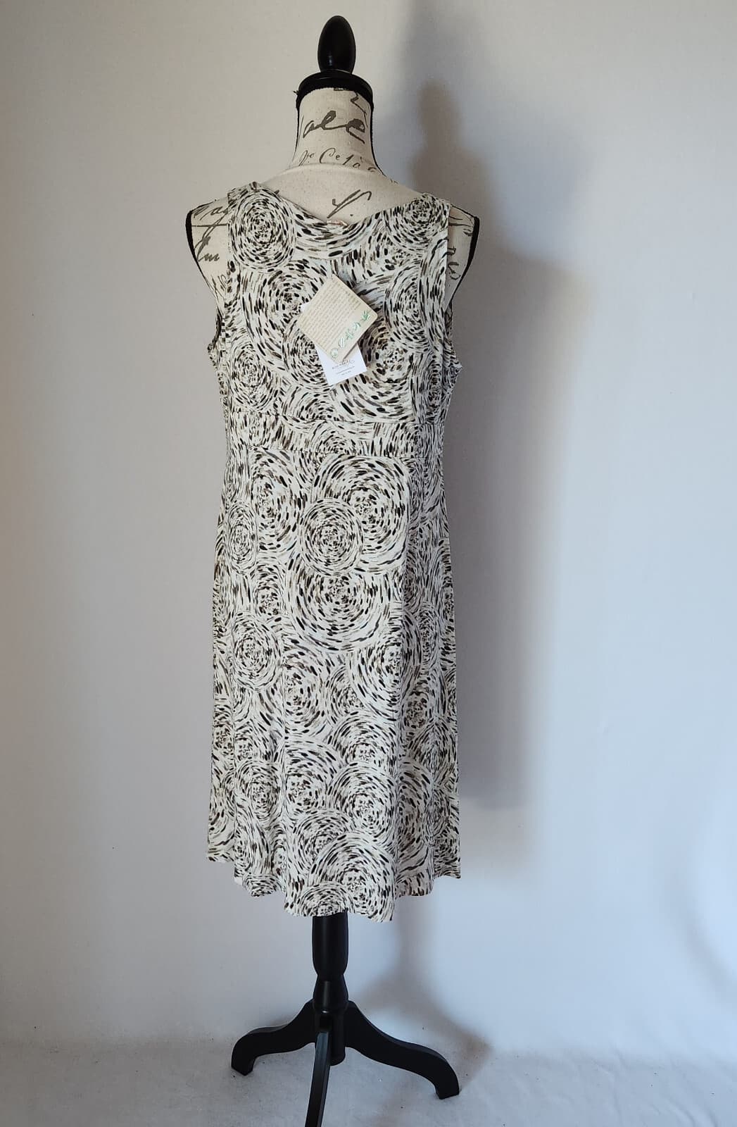 NWT Aventura Clothing Celeste Sheat Dress Sleeveless Knit Earl Grey Women's XL - Thumbnail 5