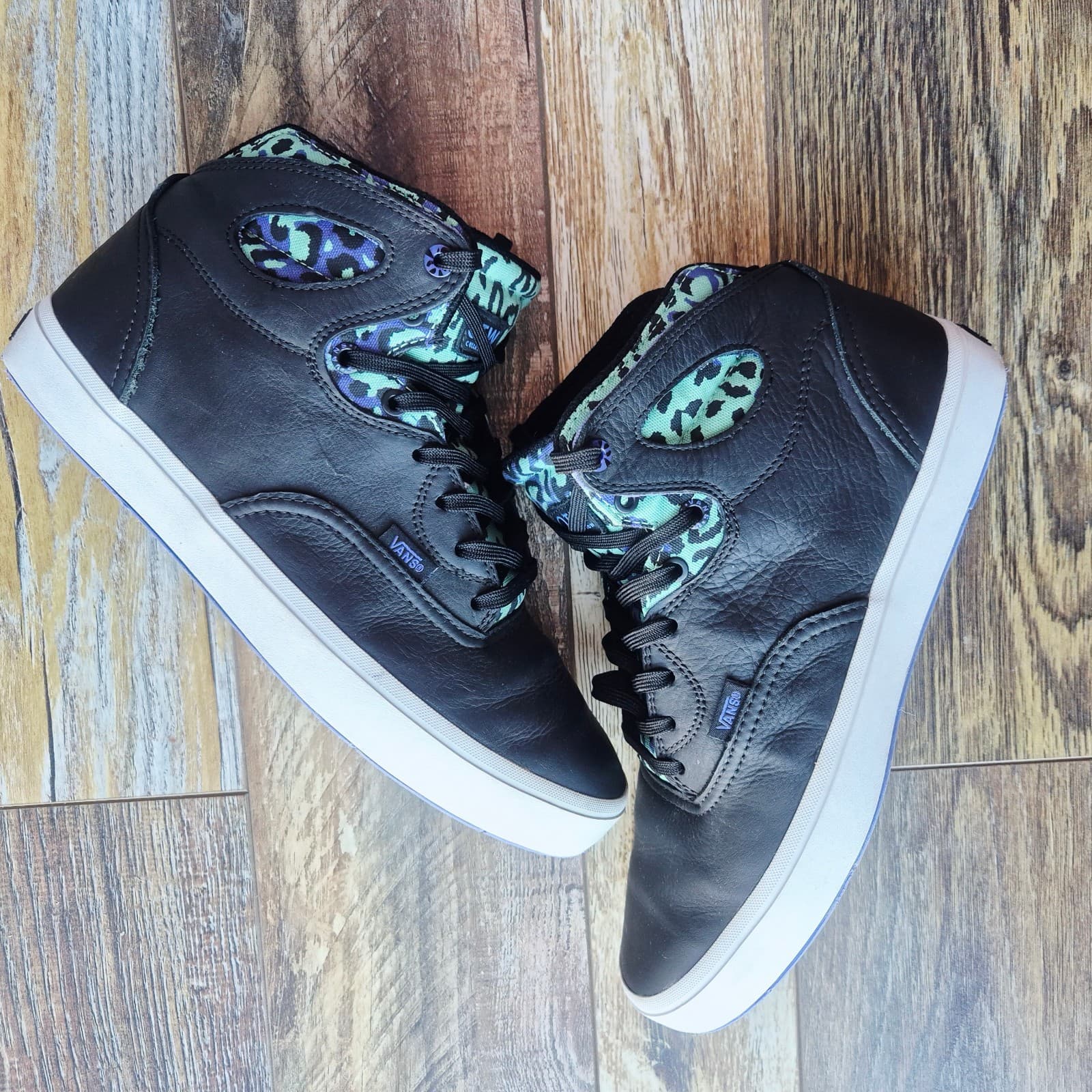 Vans OTW Collection Holiday 2013 Bushwick Leopard Camo Hi-Top Sneakers Men's US9 - Thumbnail 9