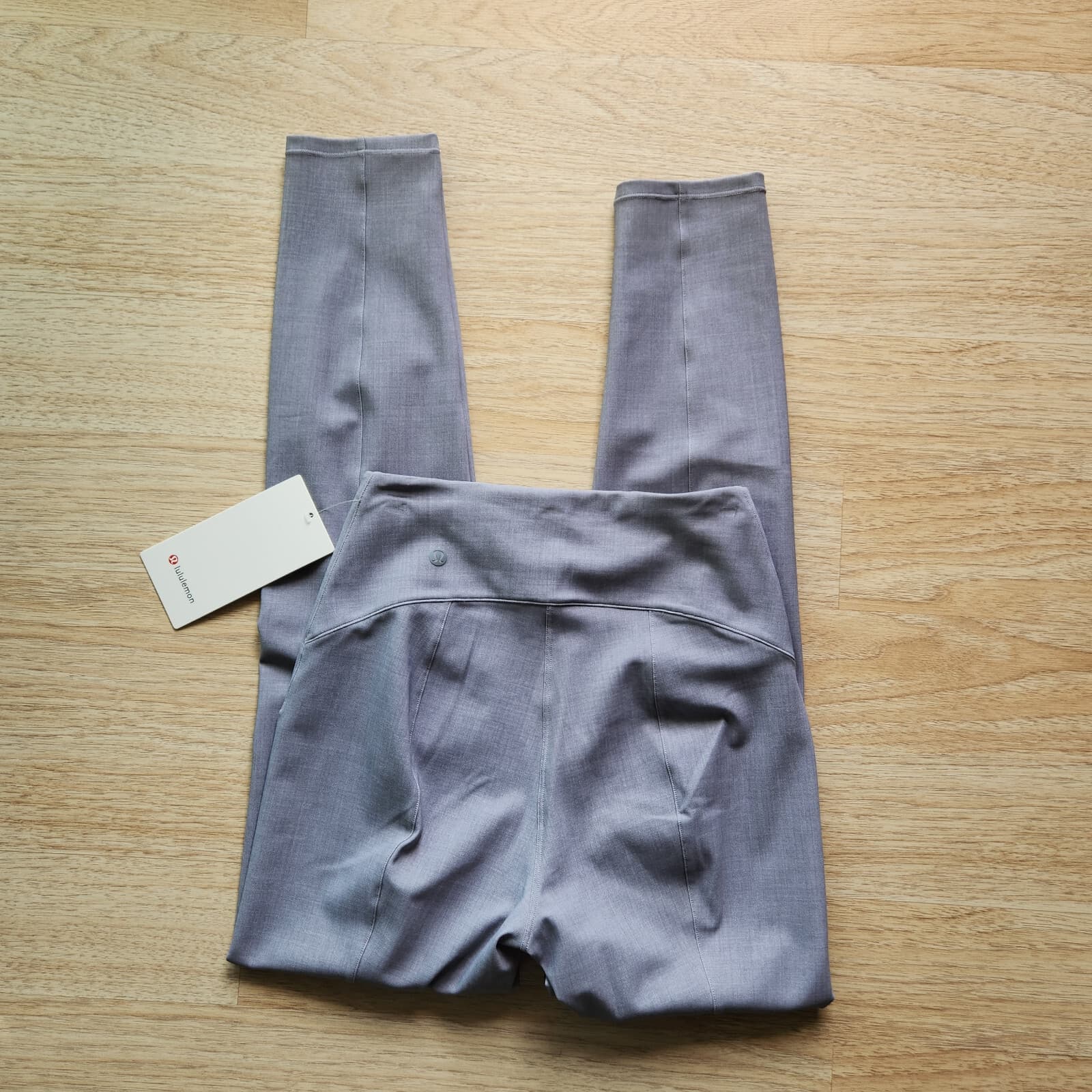 NWT Lululemon Here To There HR Pants 7/8 Wrinkle Free Stretch Grey Womens 4 $128 - Thumbnail 4