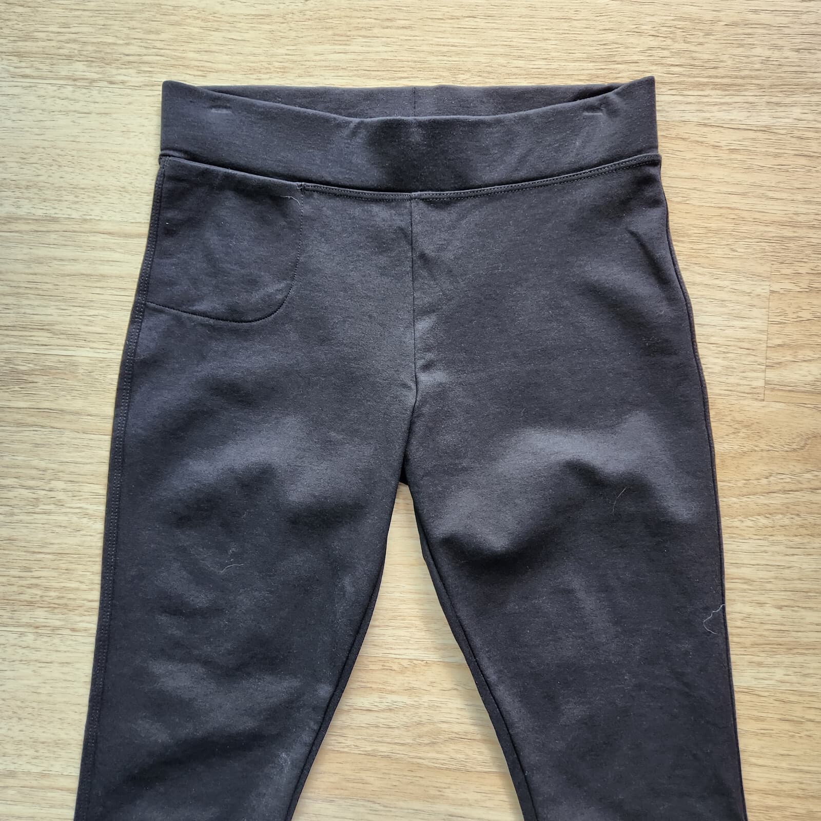 American Giant No-BS Kick Flare Pants Pullon Pocket Pomodal Blend Black Womens 6 - Thumbnail 4