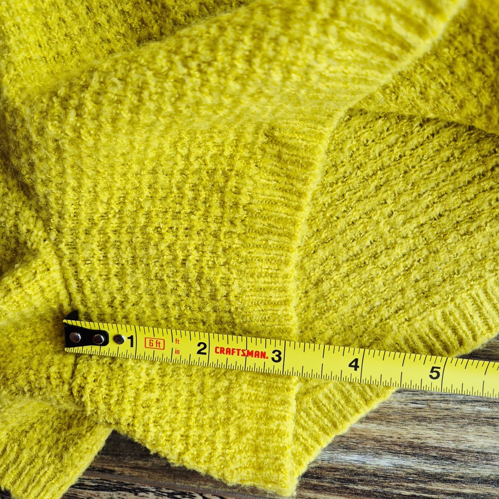 Anthropologie Saturday Sunday Brenna Cozy Lounge Waffle Knit Shorts Yellow Sz.XL - Thumbnail 9