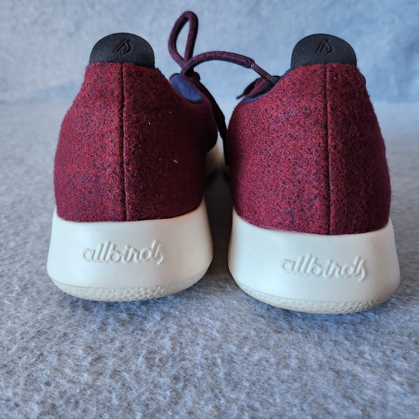 Allbirds Wool Runner Sneaker Lace-Up Super Fine ZQ Merino Wool Red Men US10 - Thumbnail 9