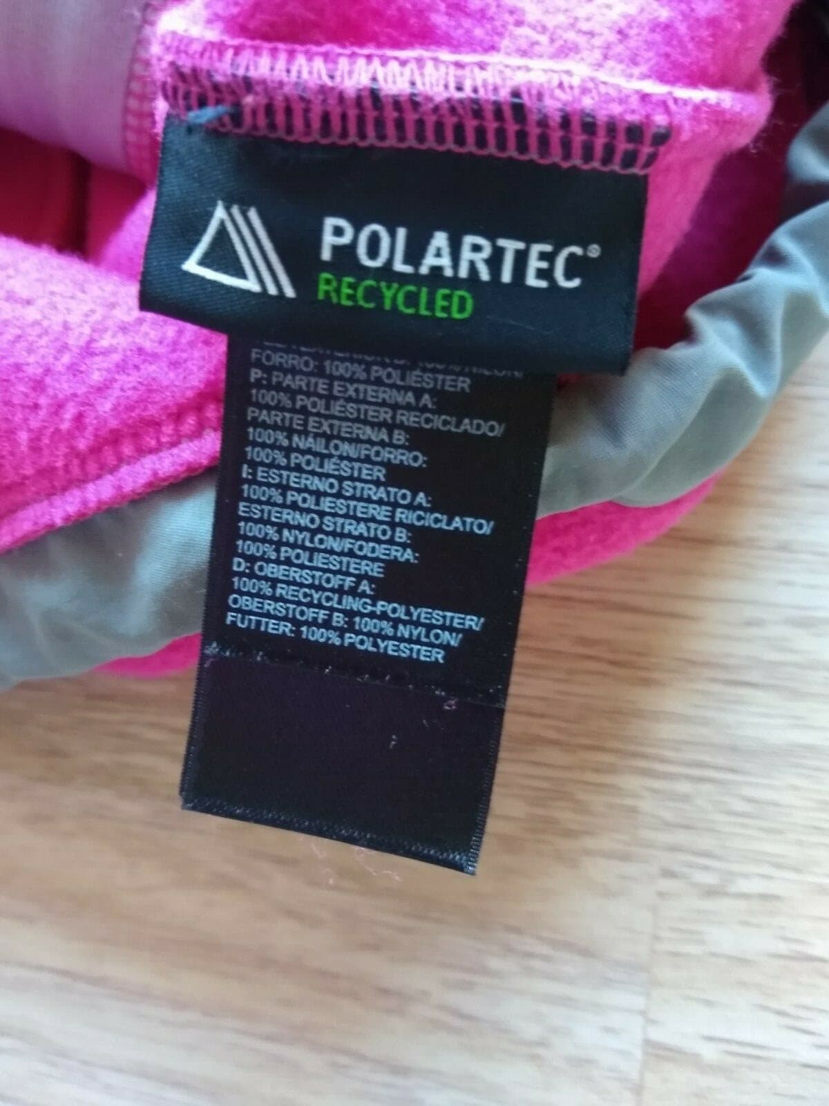 The North Face Women Polartec Fleece Lined Jacket Zip-Up Pockets Pink/Gray Sz.M - Thumbnail 9