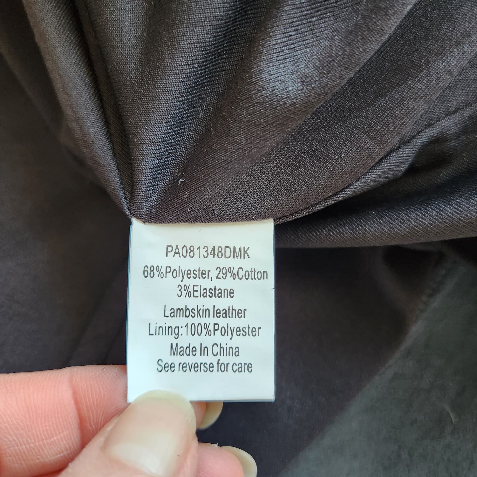 Parker $396 Jacquard Lambskin Leather Trim Skater Dress Geometric Black Sz.L - Thumbnail 12