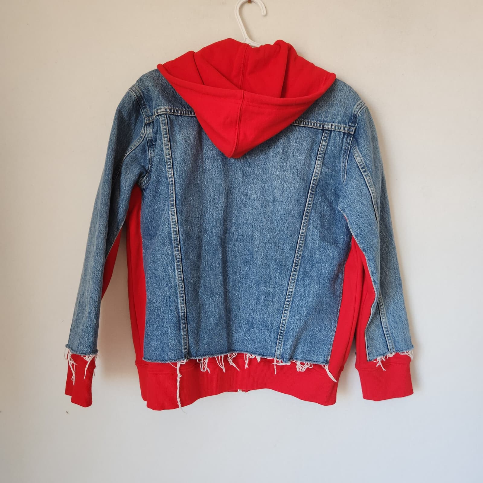 Levi's "Not For Resale" Premium Ex-Boyfriend Hybrid Hood Trucker Jacket Unisex S - Thumbnail 3