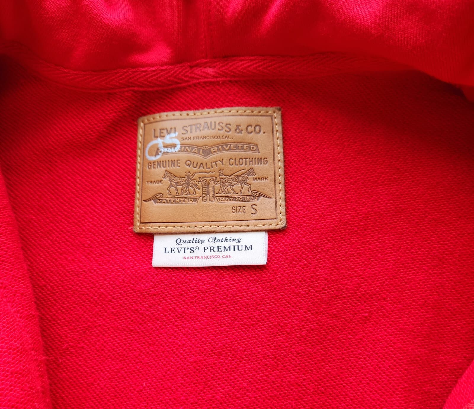 Levi's "Not For Resale" Premium Ex-Boyfriend Hybrid Hood Trucker Jacket Unisex S - Thumbnail 10