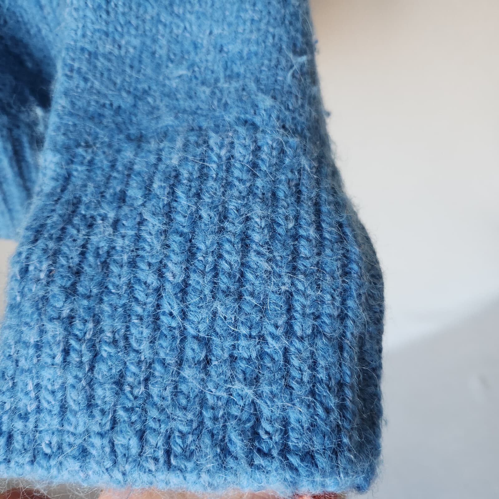 Samsoe Samsoe Mollie Wool Alpaca Turtleneck Sweater Lichen Blue Women's S/M $296 - Thumbnail 10