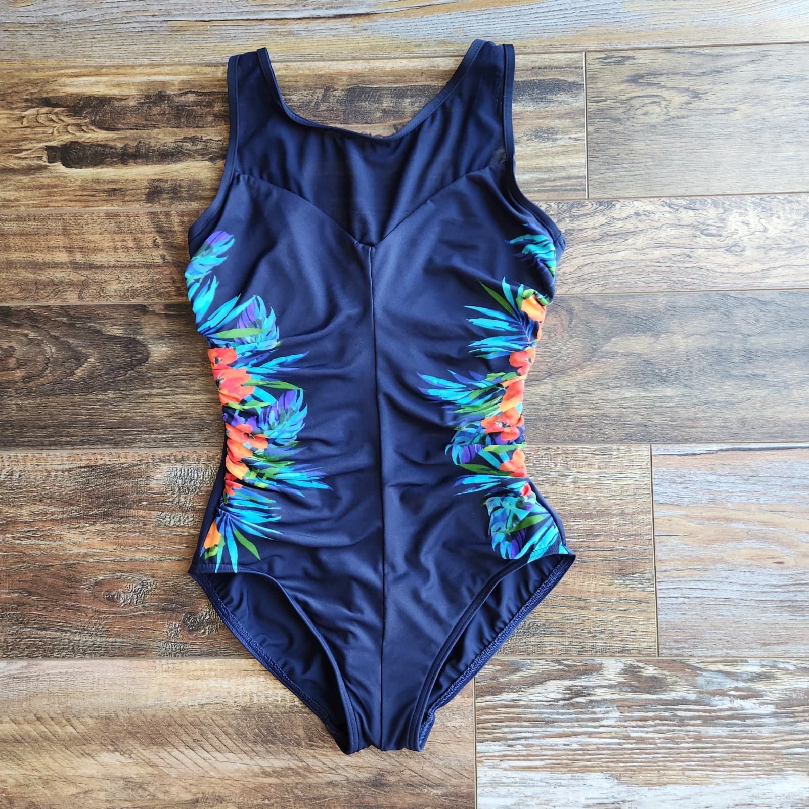 Miraclesuit Samoan One Piece Swimsuit Underwire Ruched Waist Slimming EU38/US8 - Thumbnail 4