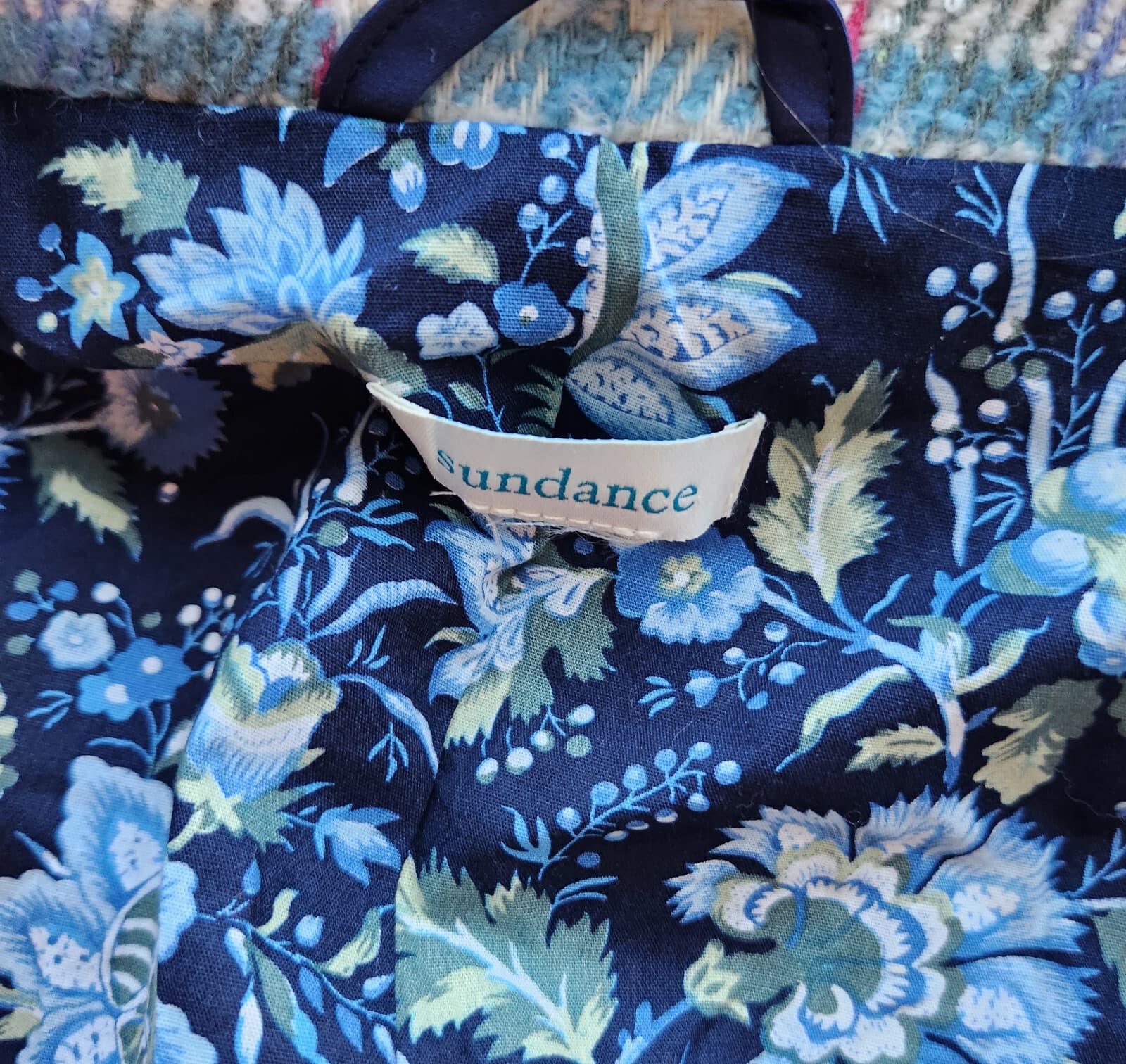 Sundance Basilica Atomic Fleck Plaid Double Breast Coat Wool Blend Blue Bust 48" - Thumbnail 11