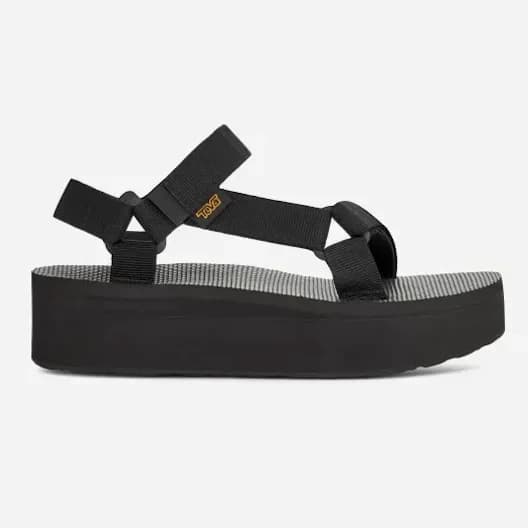 NWoB Teva Flatform 4.5 cm. Universal Sport Sandals Hook&Loop Black Women's US8 - Thumbnail 2