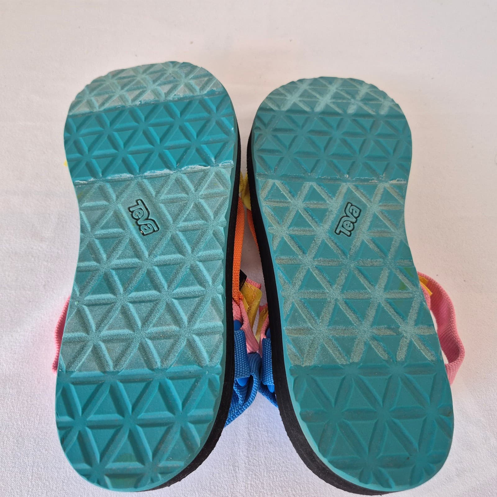 Teva Original Universal Multilcolor Straps Sport Sandals Hook&Loop Women's US9 - Thumbnail 8