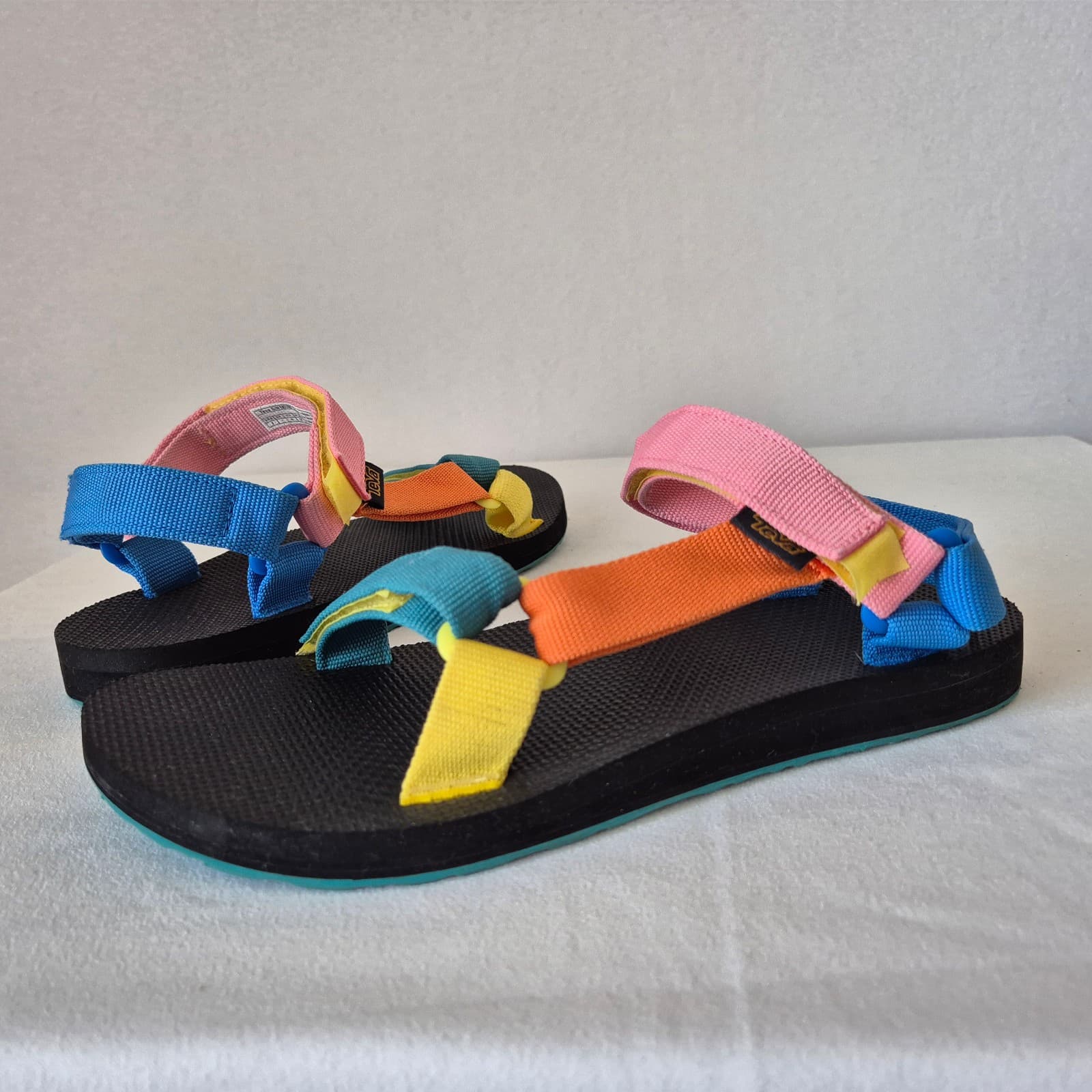 Teva Original Universal Multilcolor Straps Sport Sandals Hook&Loop Women's US9 - Thumbnail 5