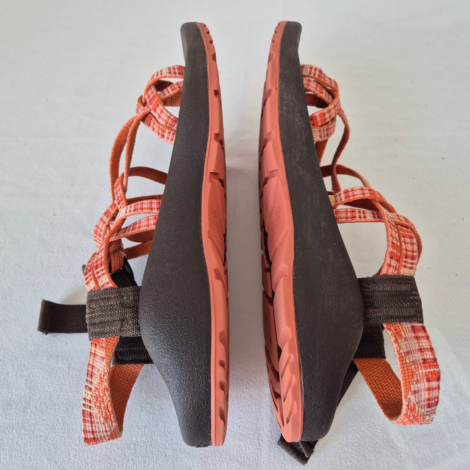 Chaco ZX/2 Cloud Classic Sport Sandals Buckle Double Strap Orange Women's US8 - Thumbnail 9