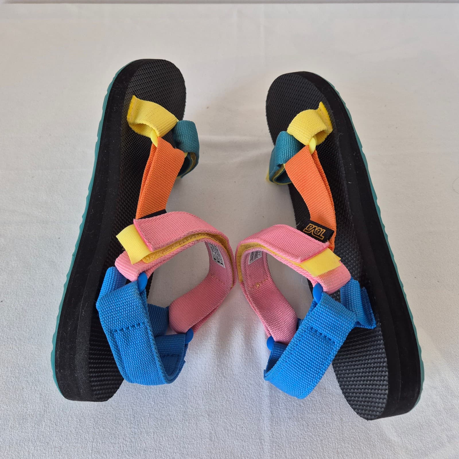 Teva Original Universal Multilcolor Straps Sport Sandals Hook&Loop Women's US9 - Thumbnail 7