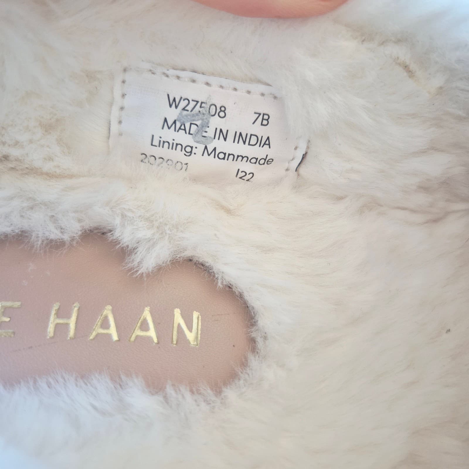 NWoB Cole Haan Tully Driver Felted Wool Faux Fur Lining Loafers Grey Women's 7B - Thumbnail 12