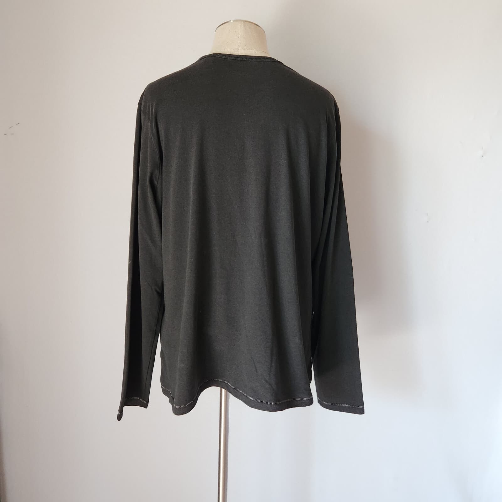 Vintage EUC Harley-Davidson Studded Logo Long Sleeve T-Shirt Black Grey Women 2W - Thumbnail 7