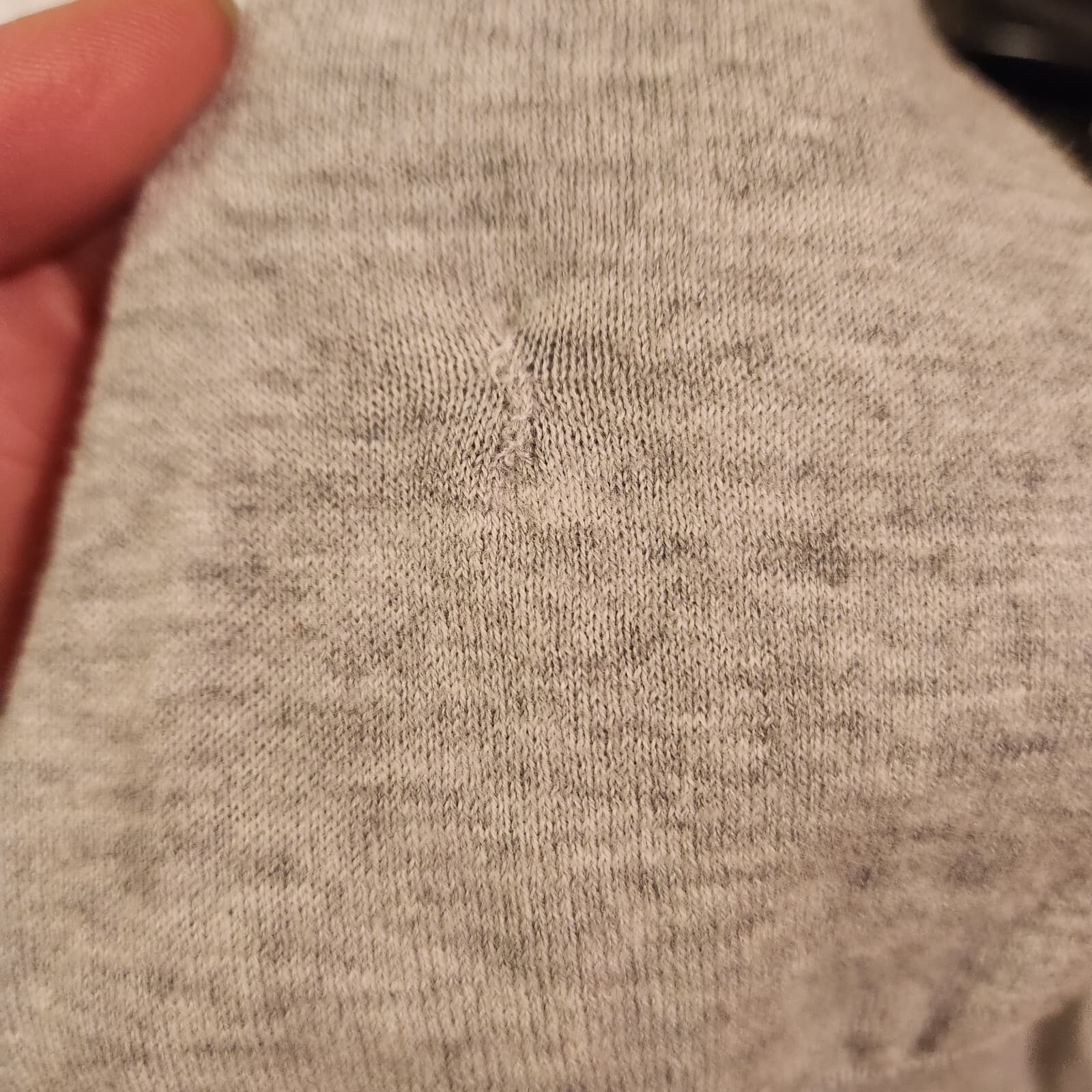 IRO. Jeans Gnasp Distressed Sweater Long Sleeve Cotton Cashmere Light Grey Sz.S - Thumbnail 13
