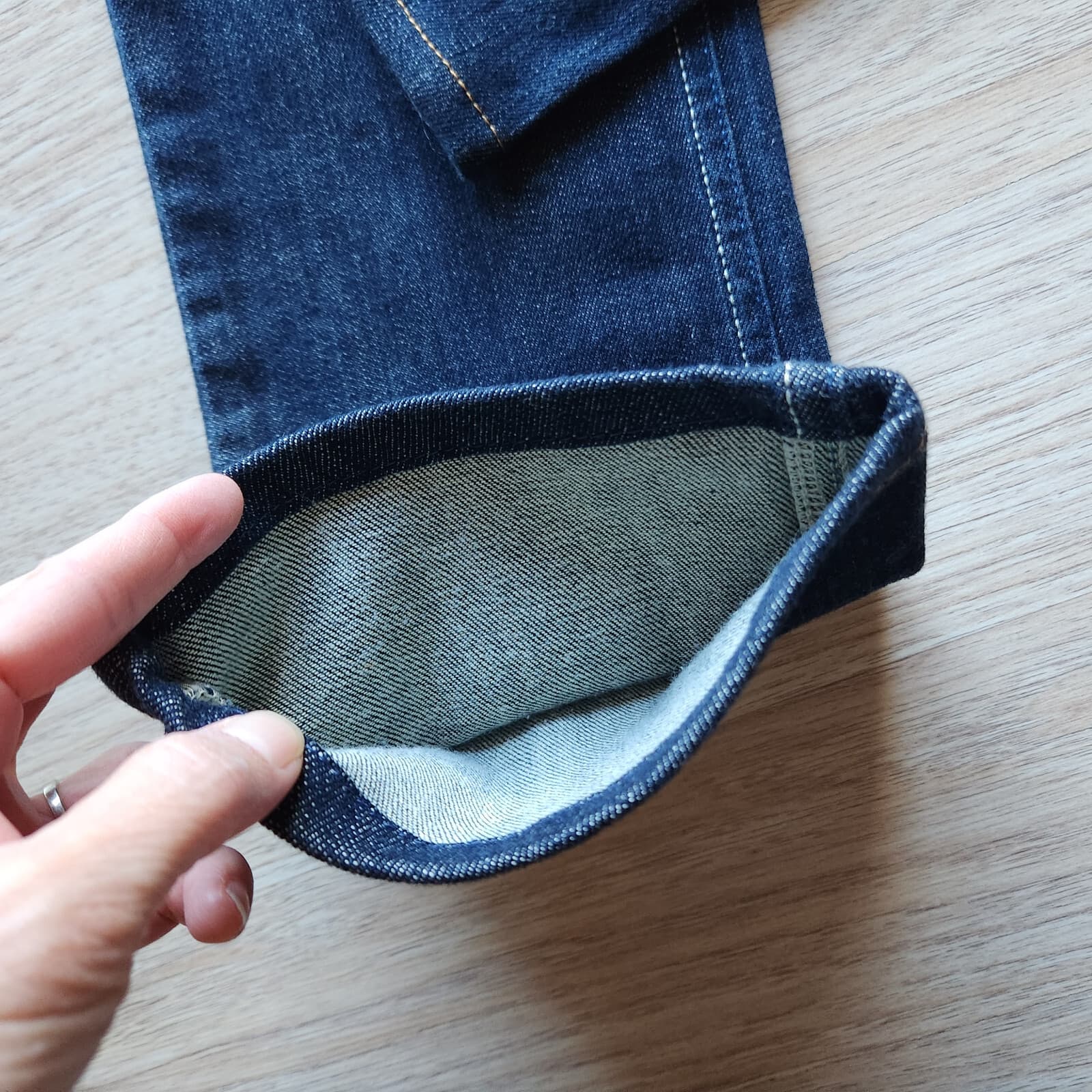Diesel LIV Made in Italy Cropped Jeans Stretch Zip Darkwash-Blue Women 27x32 - Thumbnail 4
