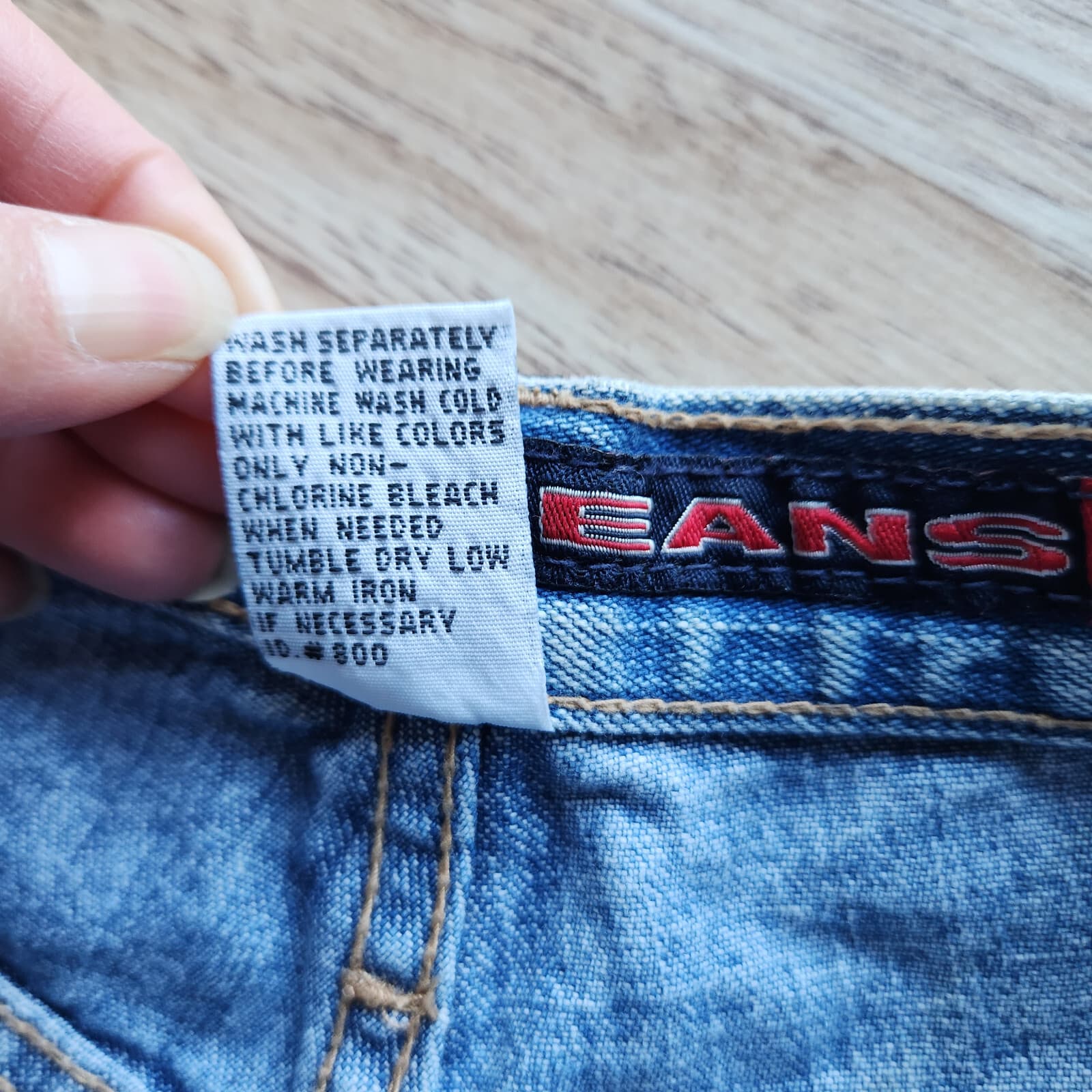 Vintage B.U.M. Jeans Denim 3" Shorts Zip Pocket 100%Cotton Blue Women's 11 (30") - Thumbnail 6