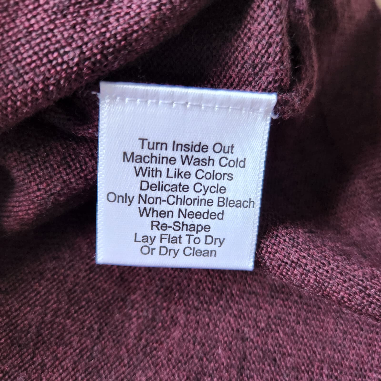 NWT Jos A. Bank Merino Wool Traveler 1/4 Zip Mock Sweater Red-Burgundy Men 2X - Thumbnail 6