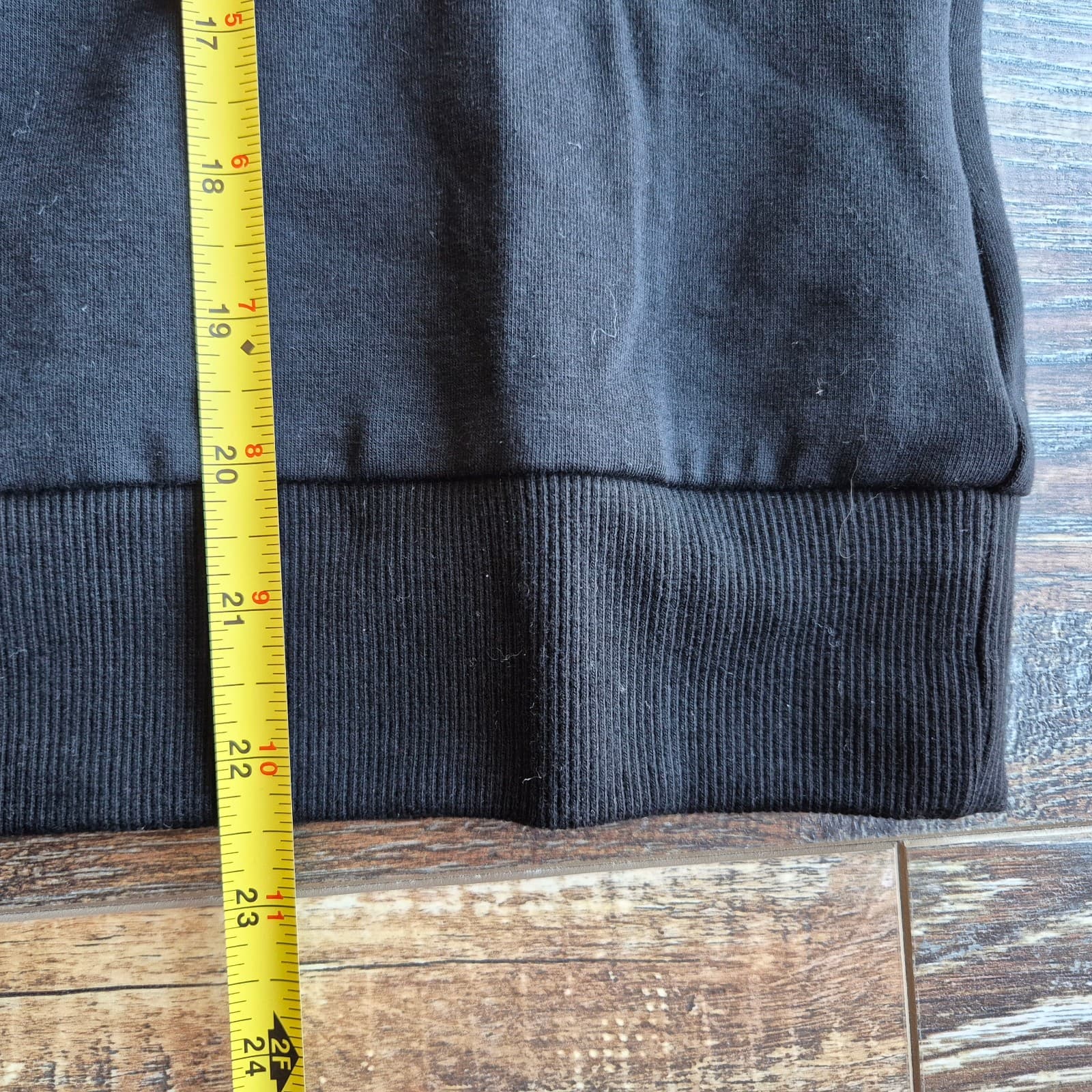 NWT Dash Of Pep Therapy & Cheese Pearl Crystal Embellished Sweatshirt Black Sz.M - Thumbnail 13