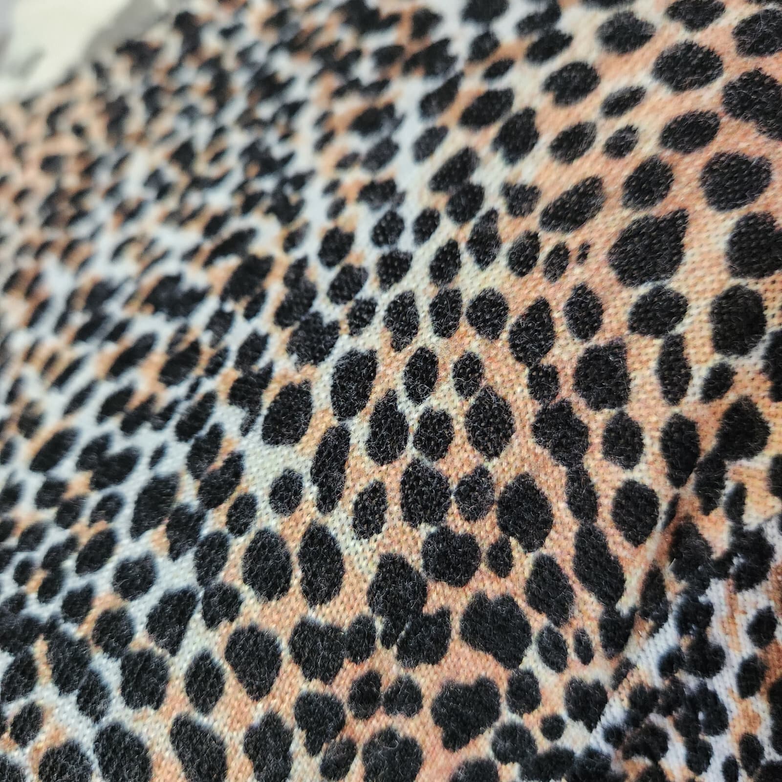 EQUIPMENT Femme 100% Wool Leopard Sweater Crew Neck Long Sleeve Brown Women's S - Thumbnail 5