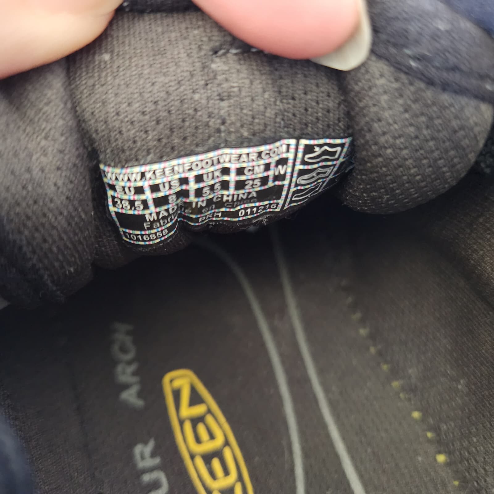 Keen CNX Merer Lace II Hiking Shoes Flexible Breathable Mesh Black Women US8 - Thumbnail 6