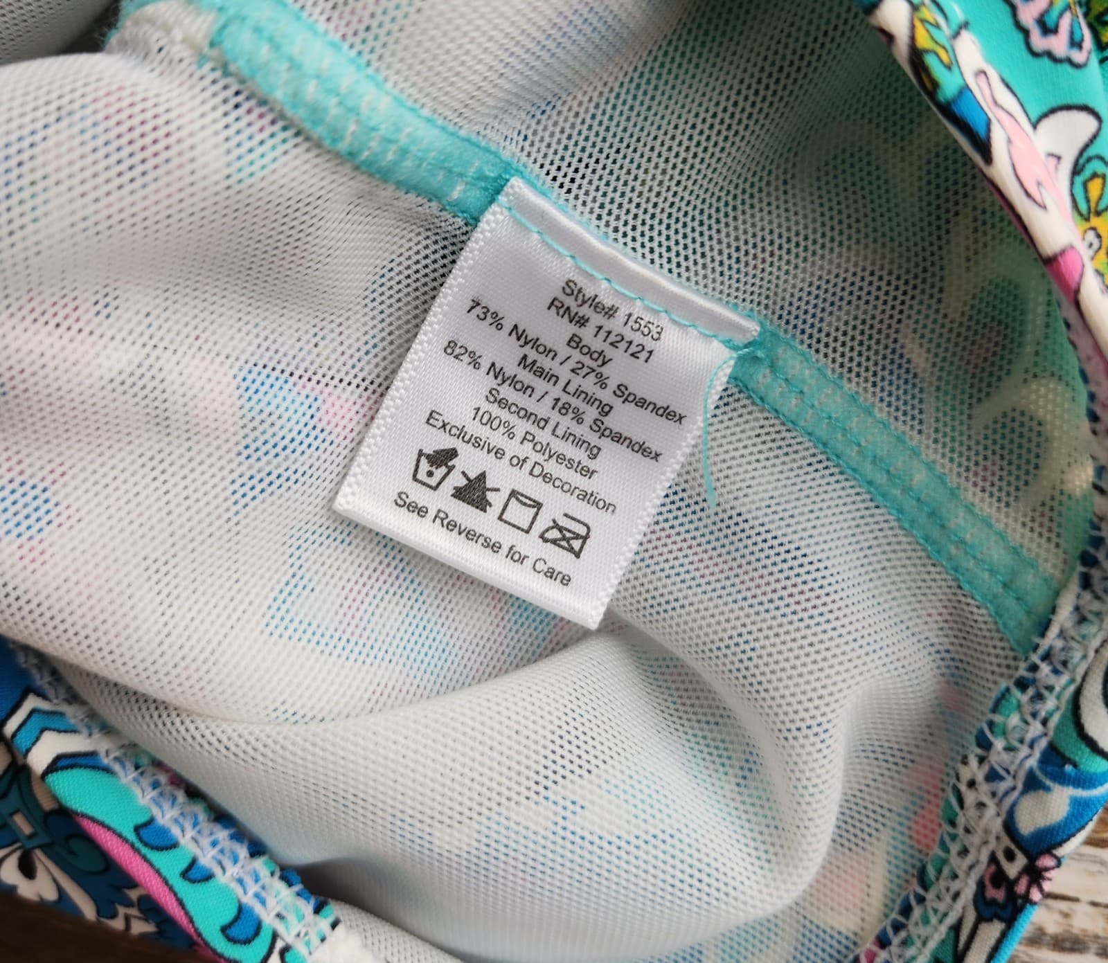 Spanx Love You Assets Sara Blakely One Piece Slimming Swimsuit Paisley Blue Sz.M - Thumbnail 9