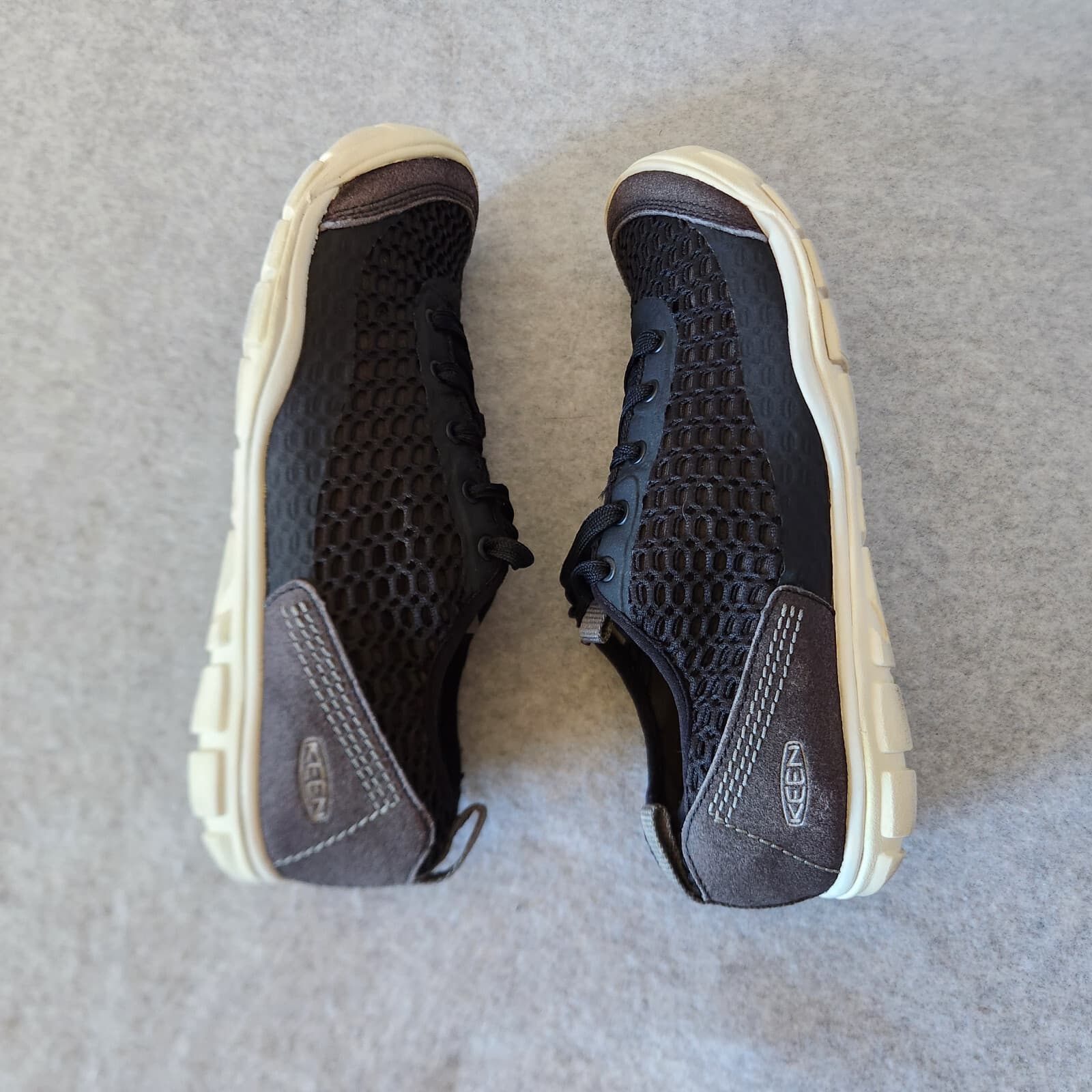 Keen CNX Merer Lace II Hiking Shoes Flexible Breathable Mesh Black Women US8 - Thumbnail 5