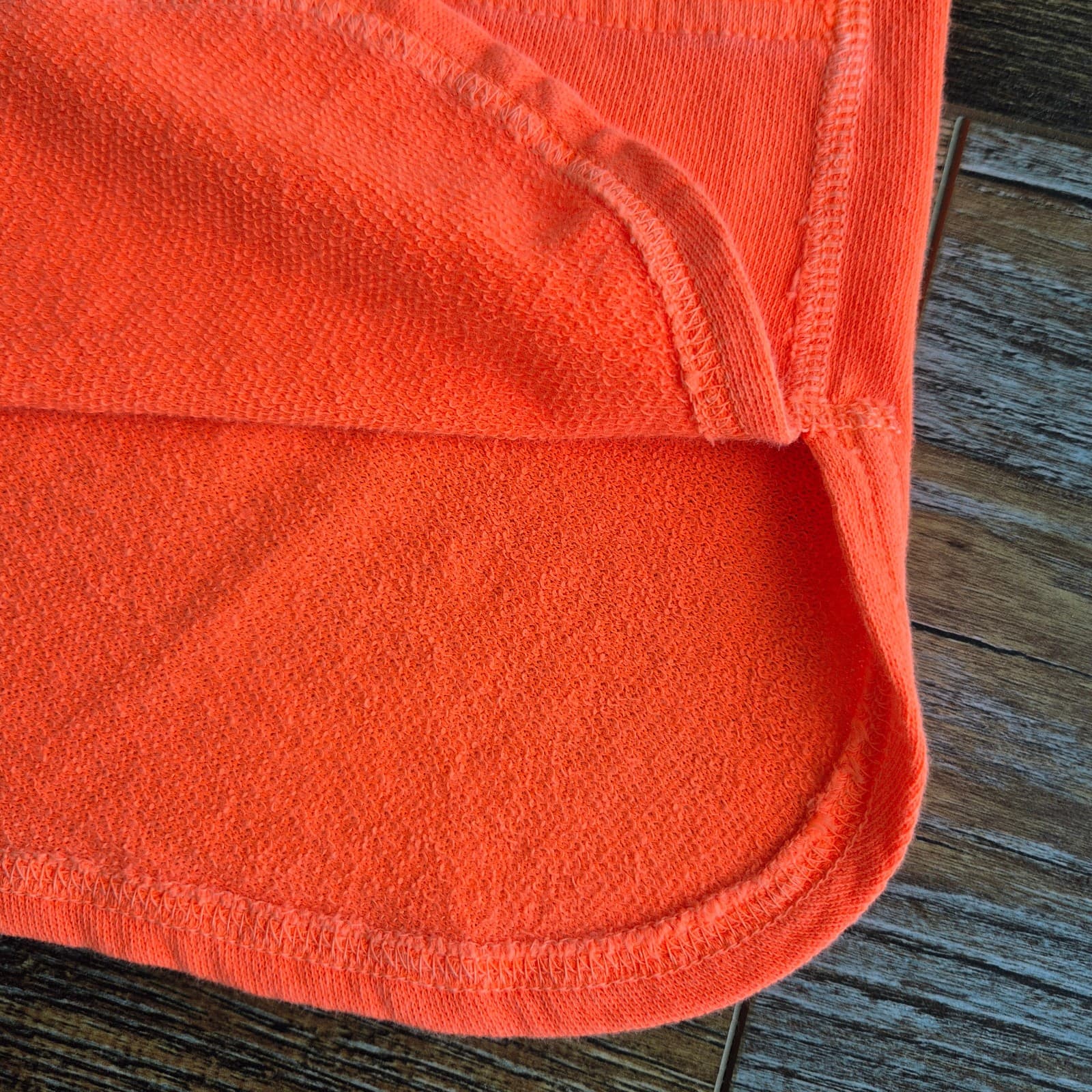 Polo Ralph Lauren Pony Terry Knit Beach Mini Skirt Pocket Cotton Orange Women XL - Thumbnail 5