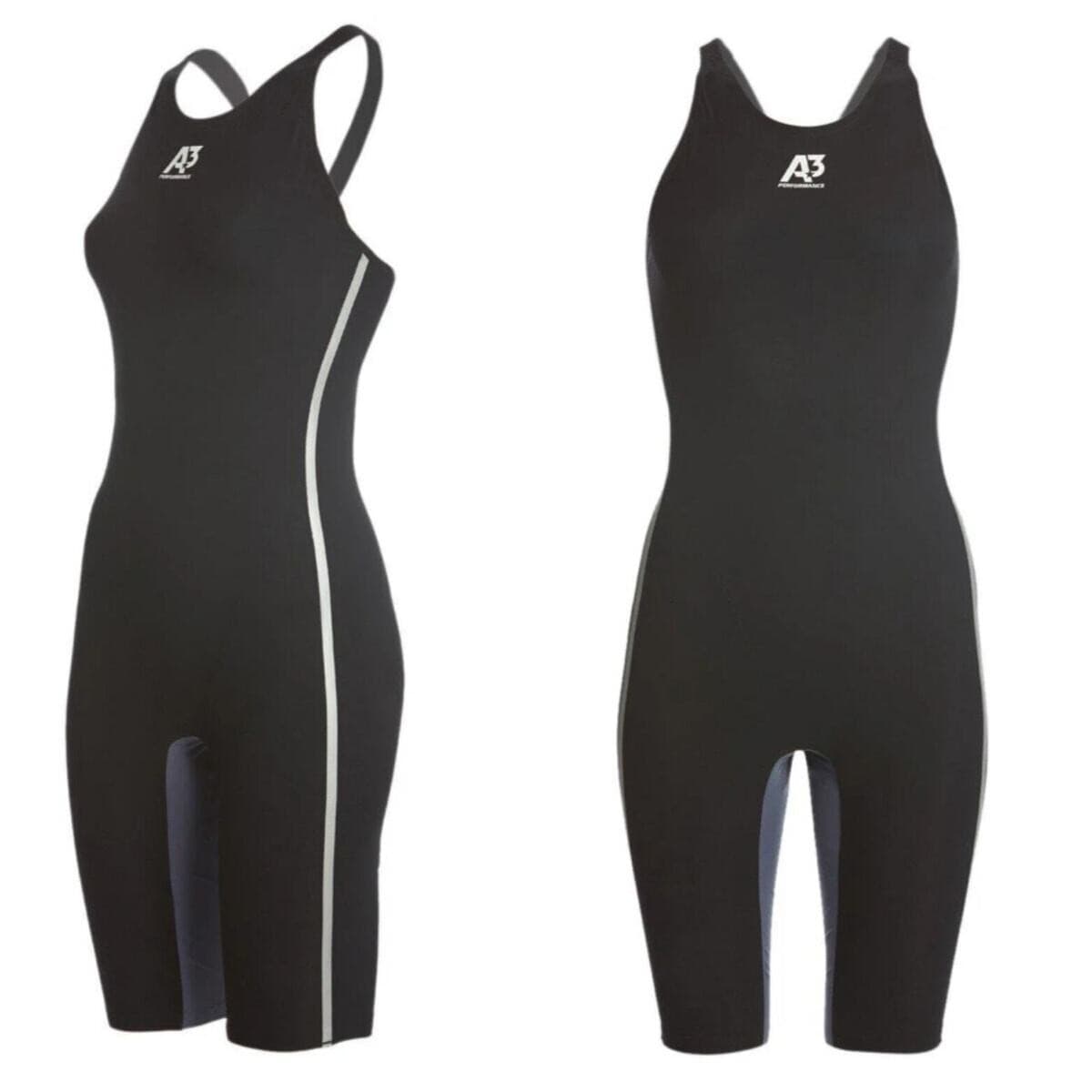 A3 Performance VICI Open Back Technical Racing Suit Swimsuit Black Women's 28 - Thumbnail 2