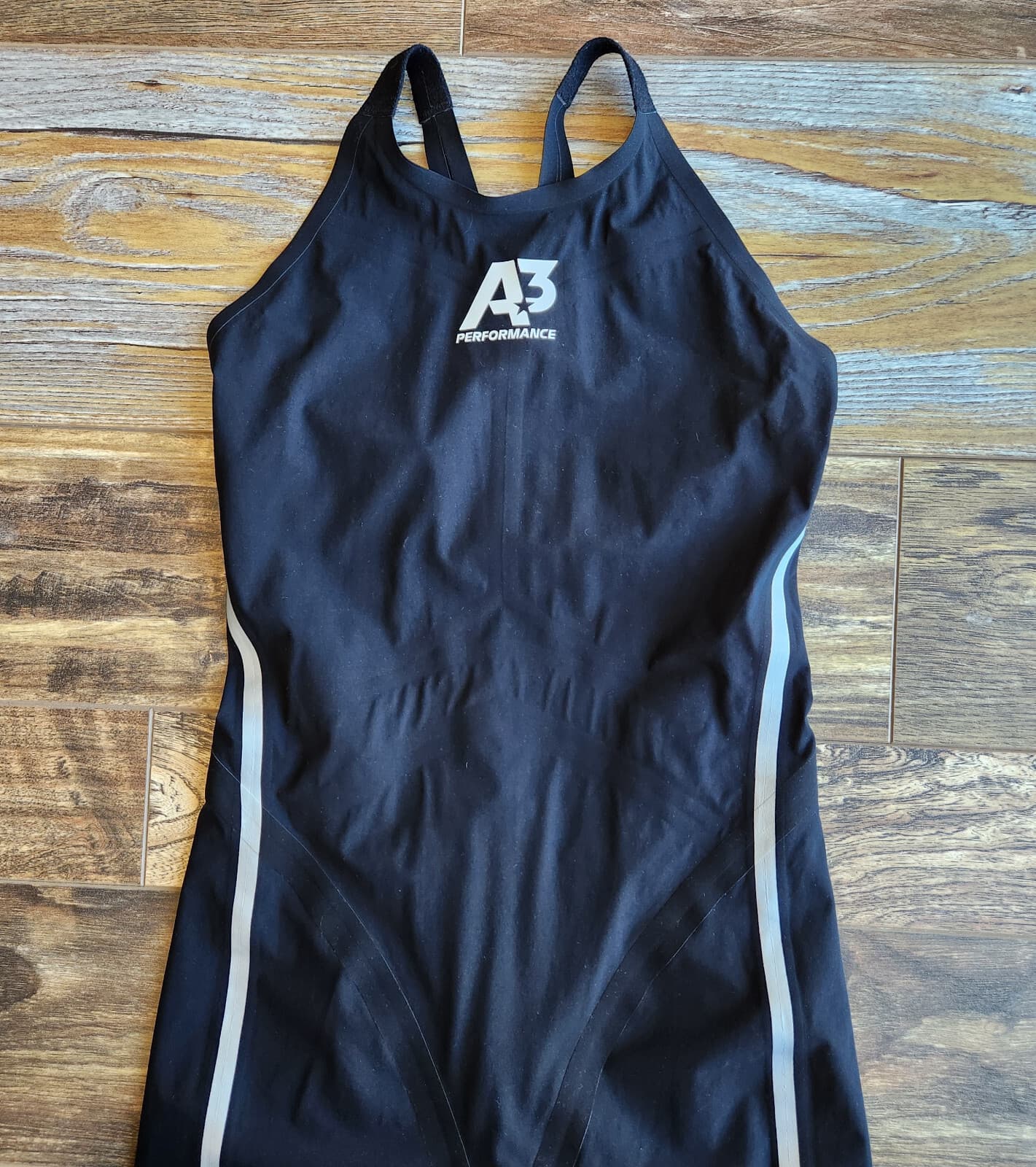 A3 Performance VICI Open Back Technical Racing Suit Swimsuit Black Women's 28 - Thumbnail 5