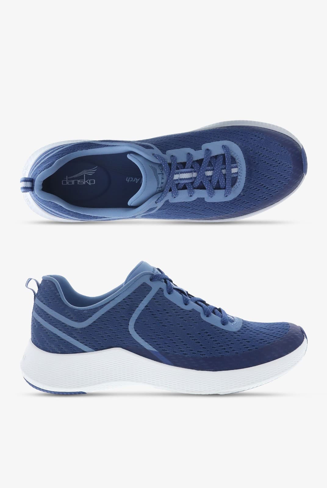 NWoB Dansko Sky Blue Mesh Sneakers Comfort Arch Support Lightweight Women's 37 - Thumbnail 12