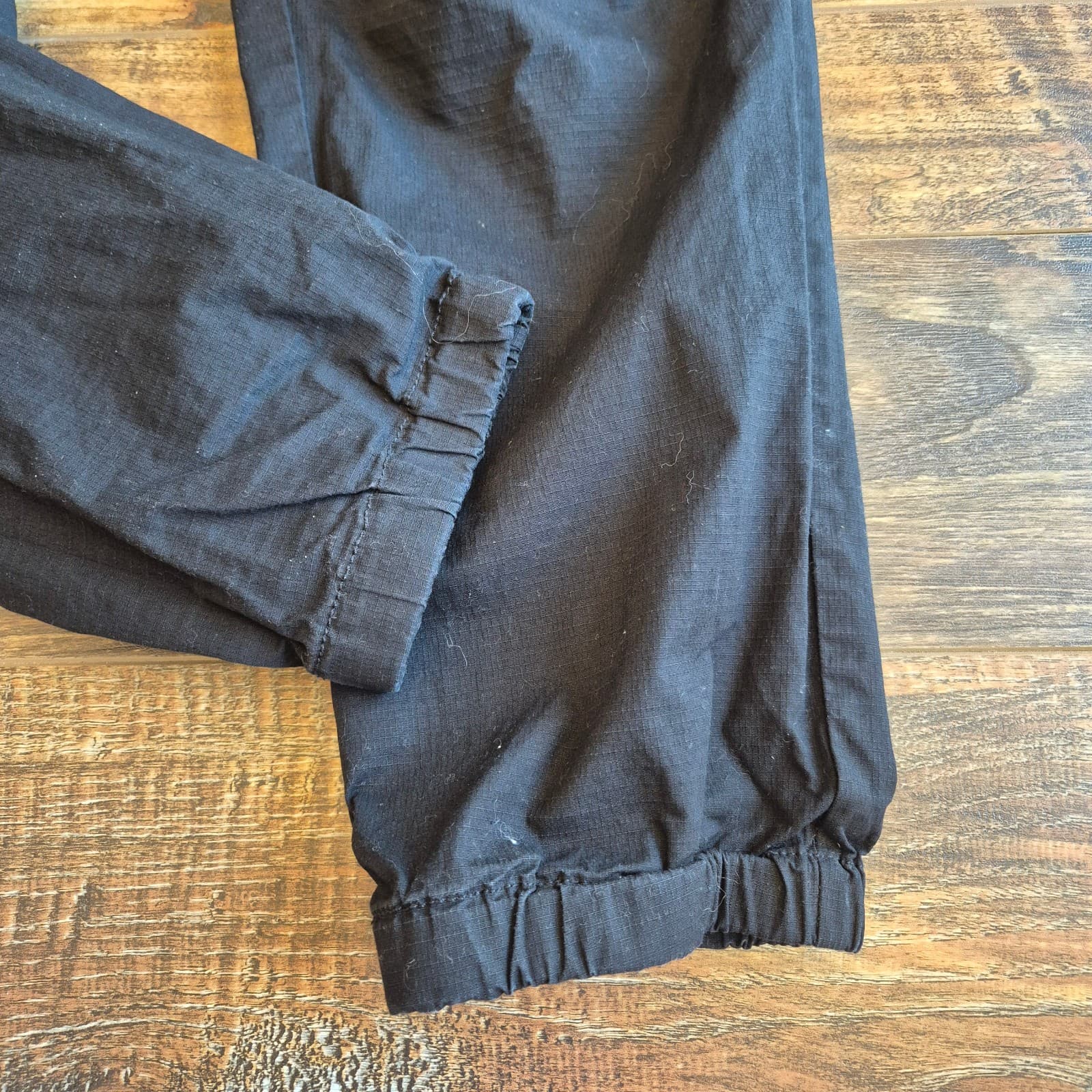 Vuori Ripstop Traveler Joggers Pullon Pocket Black Cotton Blend Men's Waist 36" - Thumbnail 5